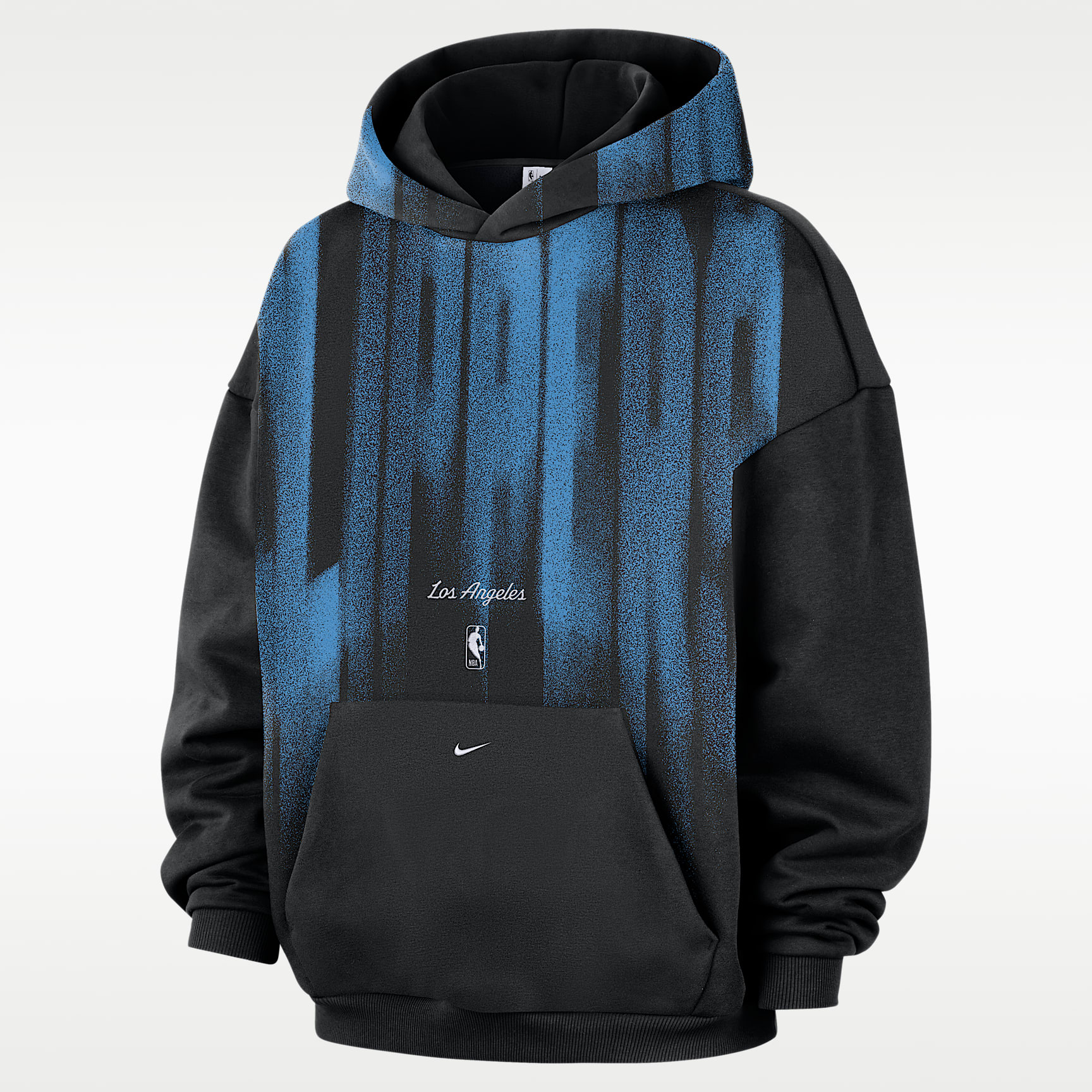Sudadera con gorro de básquetbol de tejido Fleece Therma-FIT para hombre LA Clippers Standard Issue