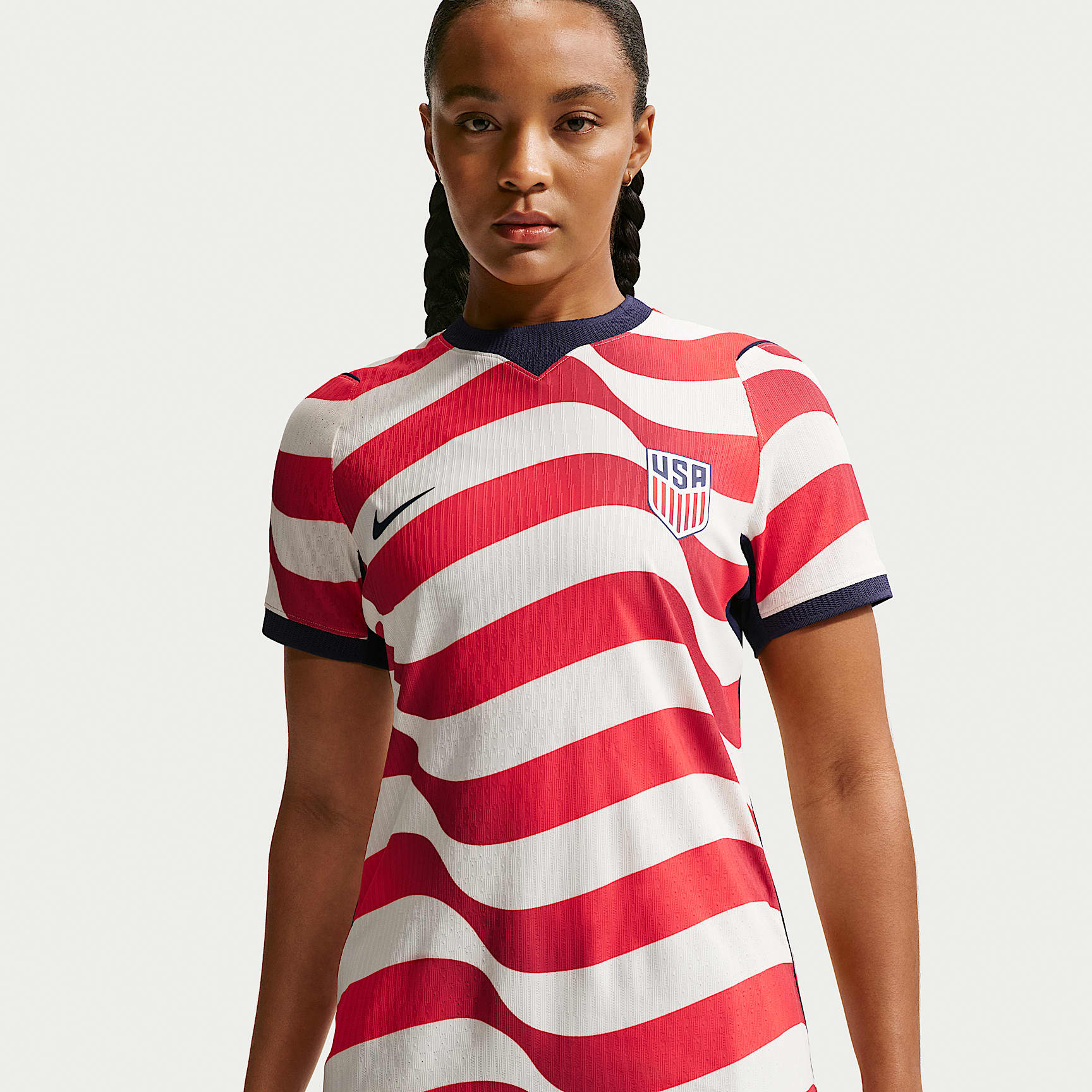 USMNT 2026/27 Match Home Women's Nike Aero-FIT Soccer Authentic Jersey