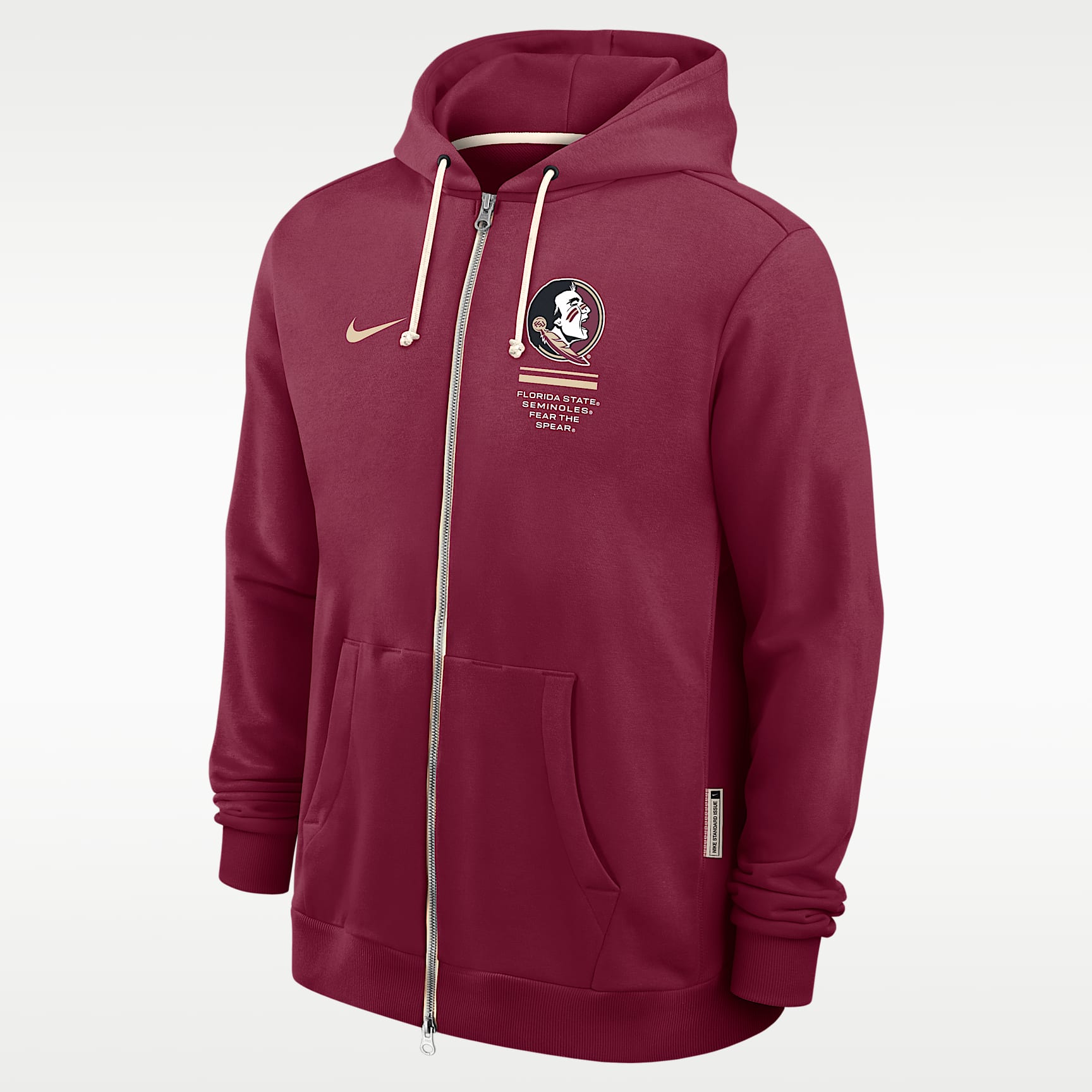 Florida State Sideline Standard Issue Men's Nike Dri-FIT College Full-Zip Hoodie