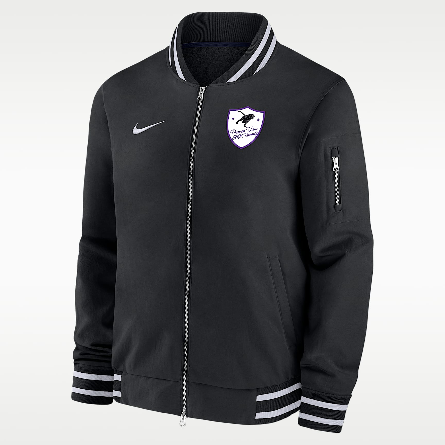 Nike College (Prairie View A&M University) Men's Bomber Jacket