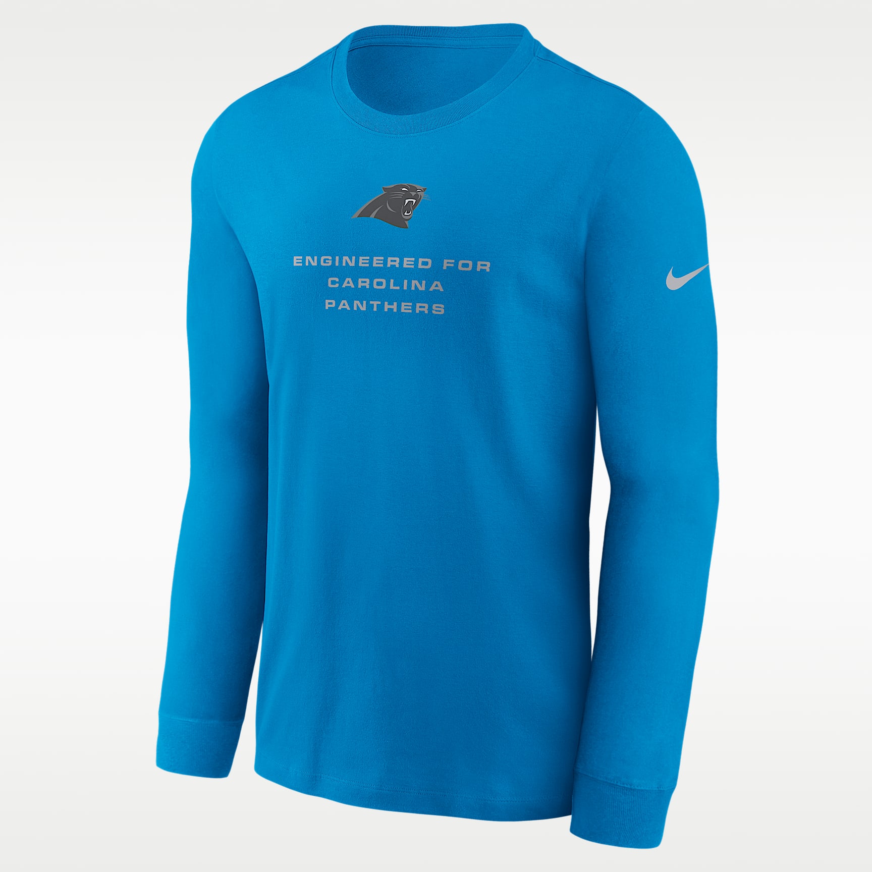 Carolina Panthers Team Issue Men's Nike Dri-FIT NFL Long-Sleeve T-Shirt
