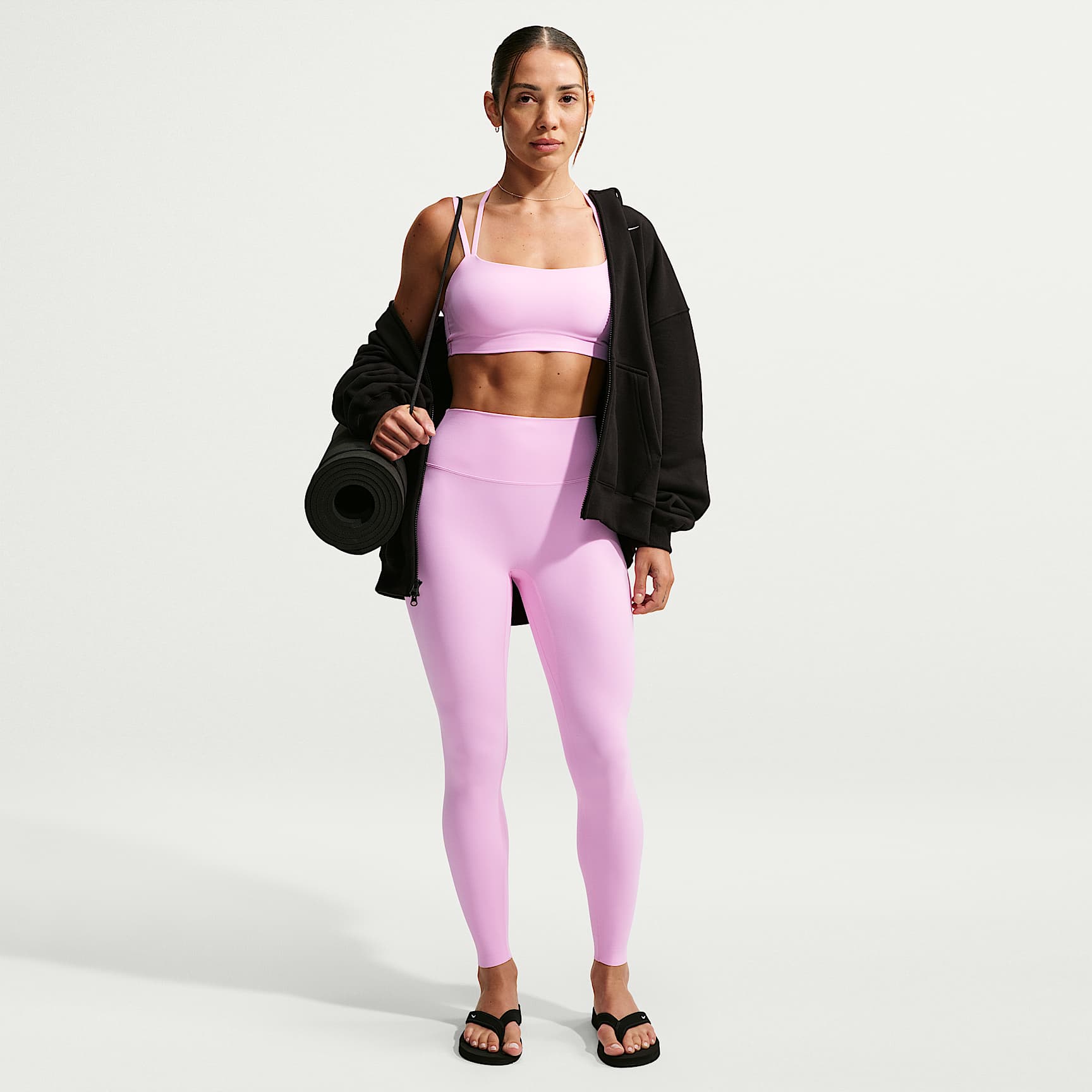 Nike Zenvy Women's High-Waisted 7/8 Leggings with No Front Seam