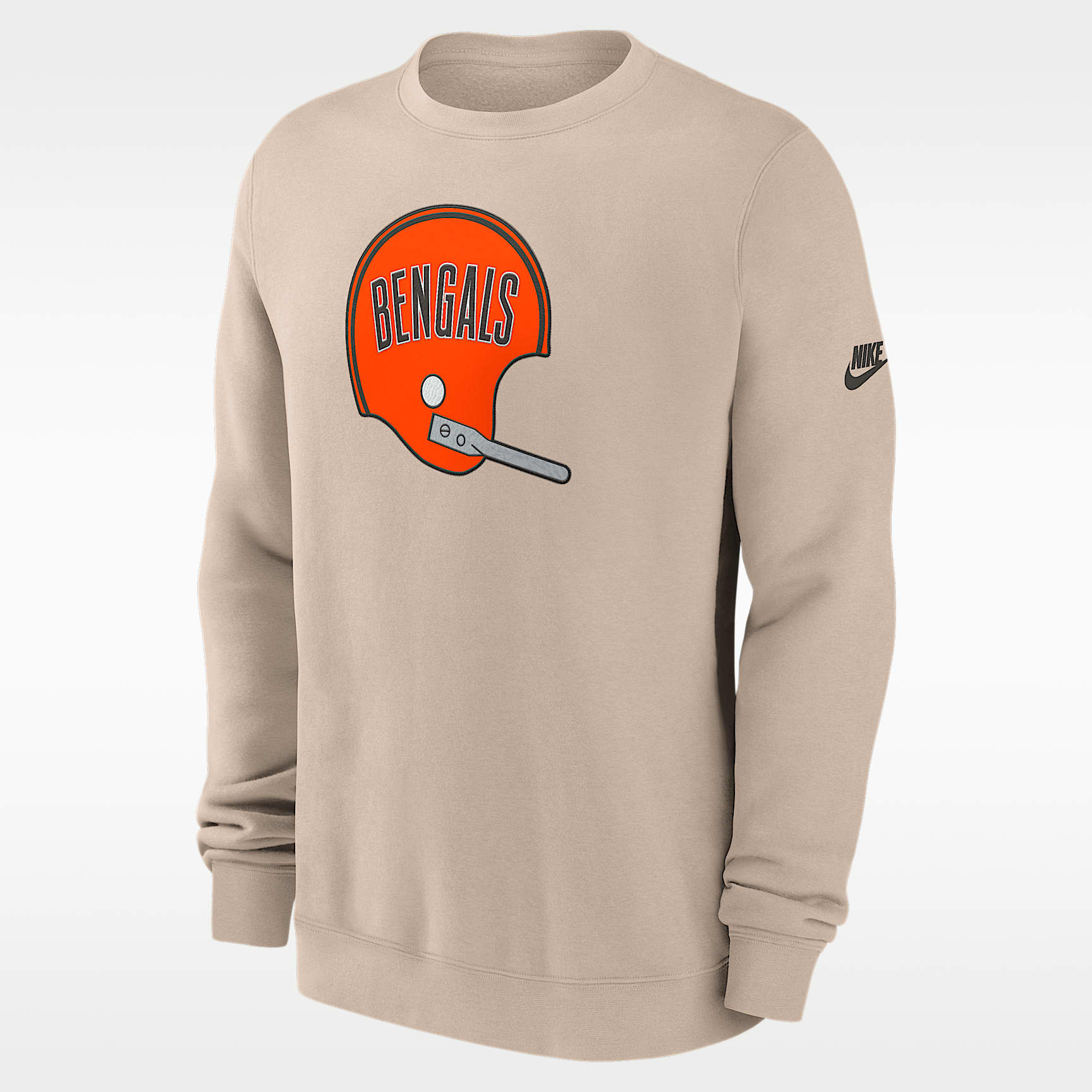Sudadera de cuello redondo sin cierre Nike de la NFL para hombre Cincinnati Bengals Rewind Club