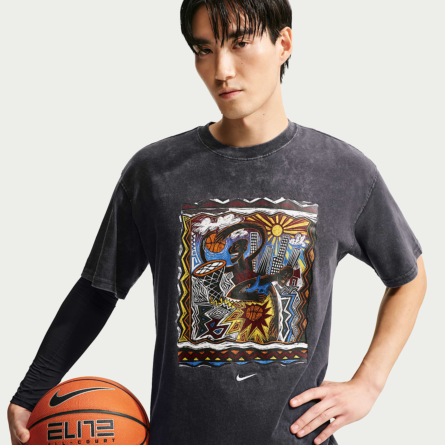 Playera de básquetbol para hombre Nike