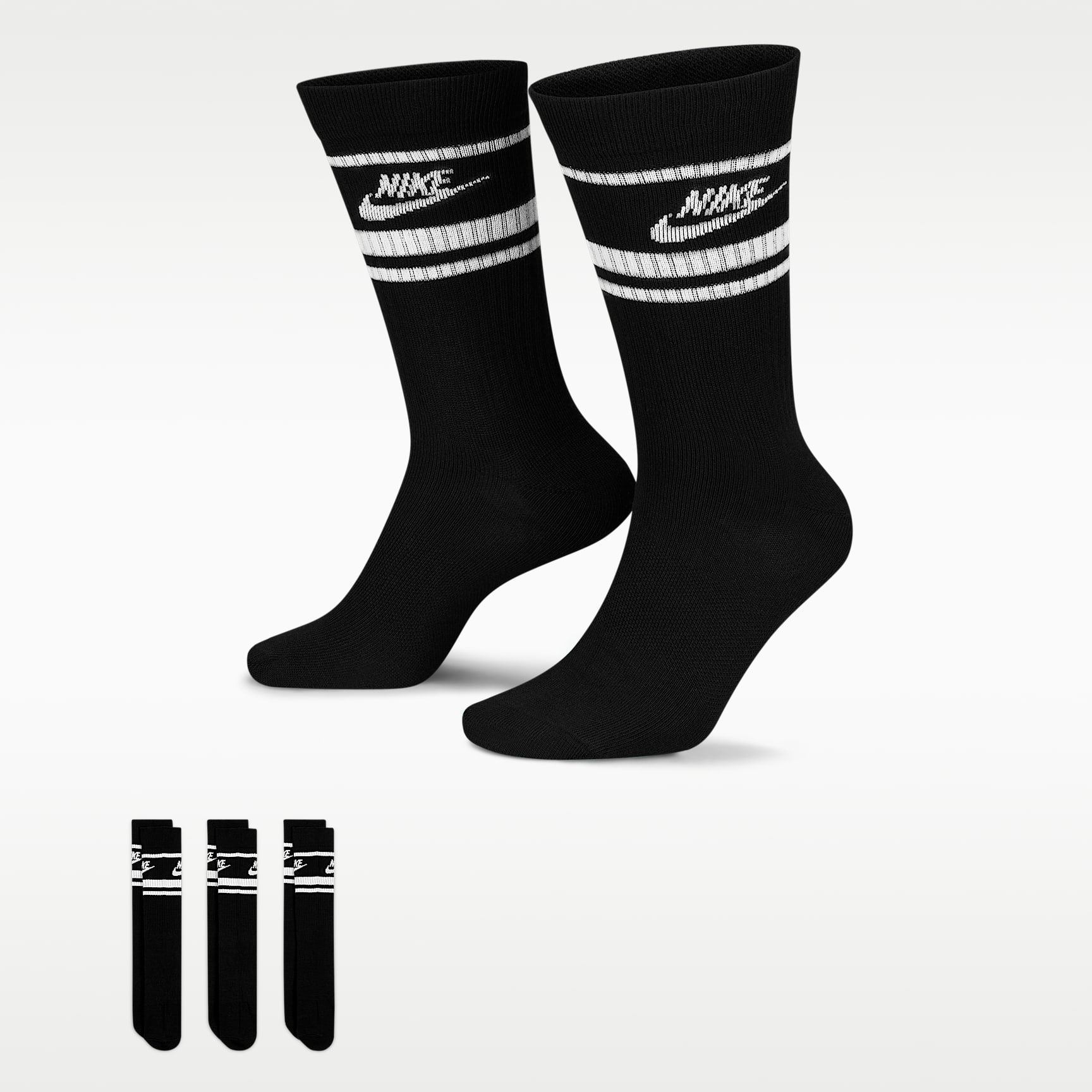Nike Sportswear Dri-FIT Everyday Essential Crew-Socken (3 Paar)