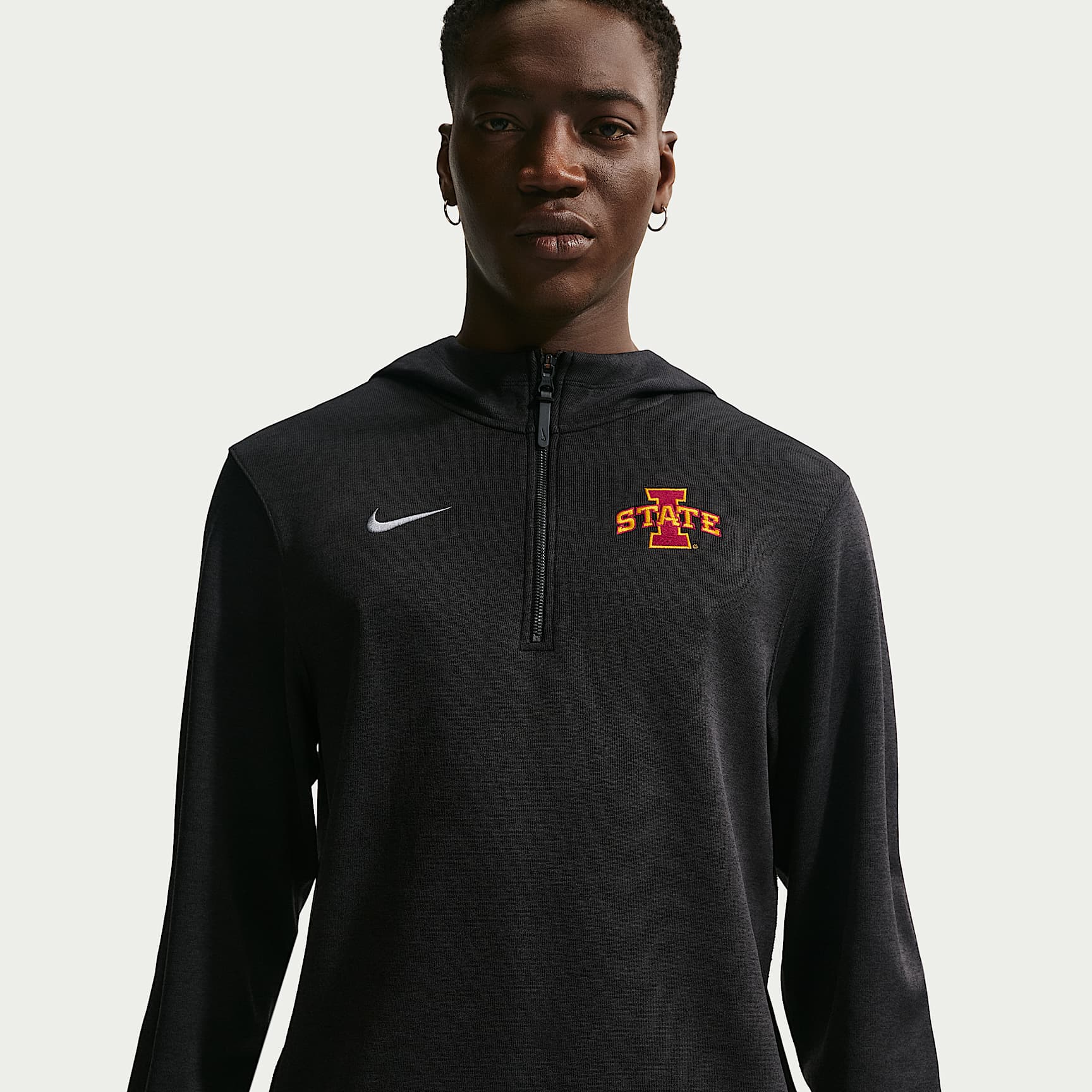 Iowa State Cyclones Nike NCAA Men's Basketball Coaches' Pullover Hoodie