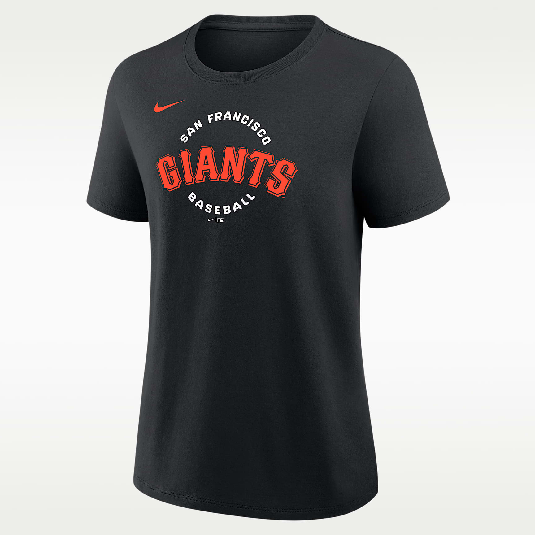 Sudadera de cuello redondo Nike de la MLB para mujer San Francisco Giants