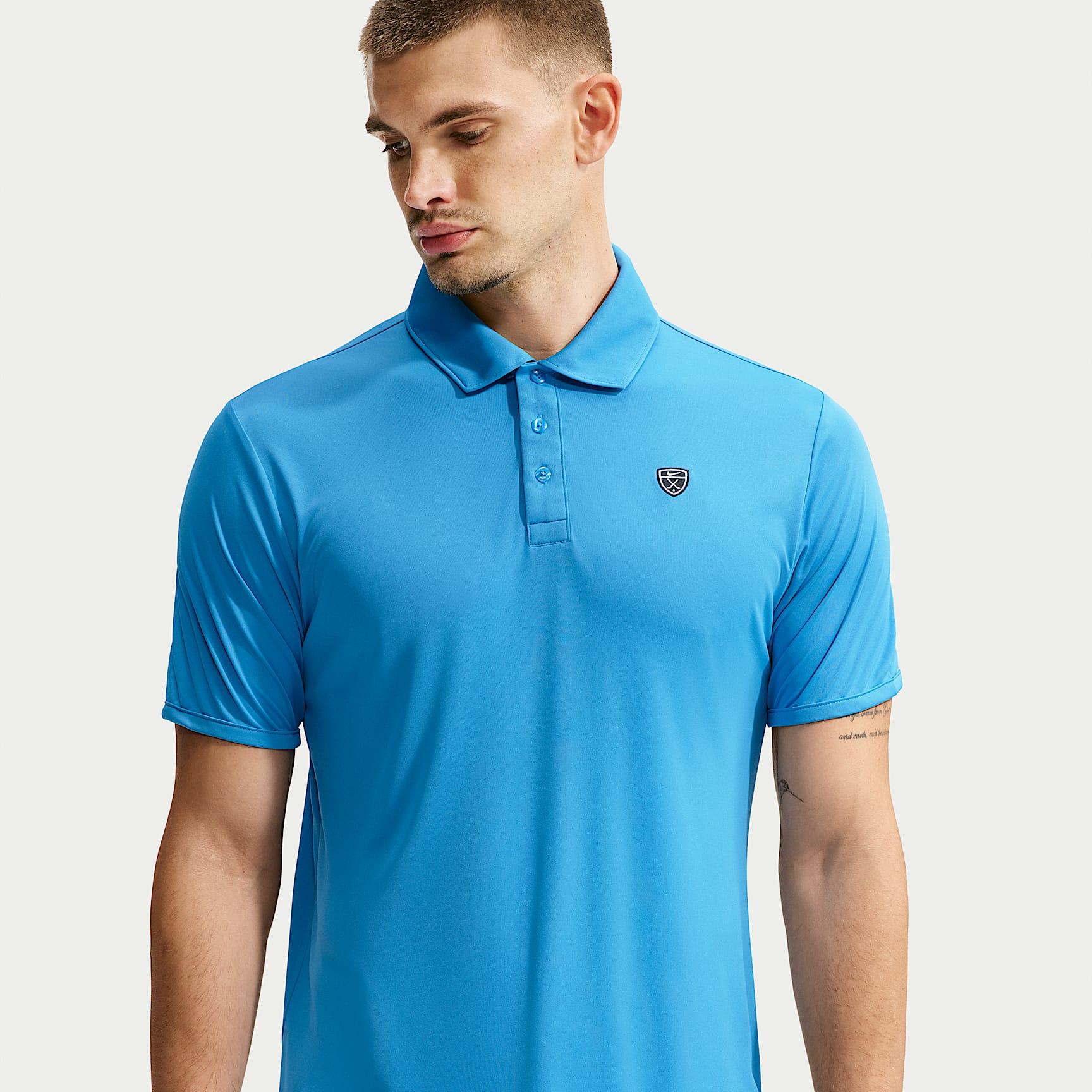 Nike Par Dri-FIT golfpolo met logo op de borst voor heren