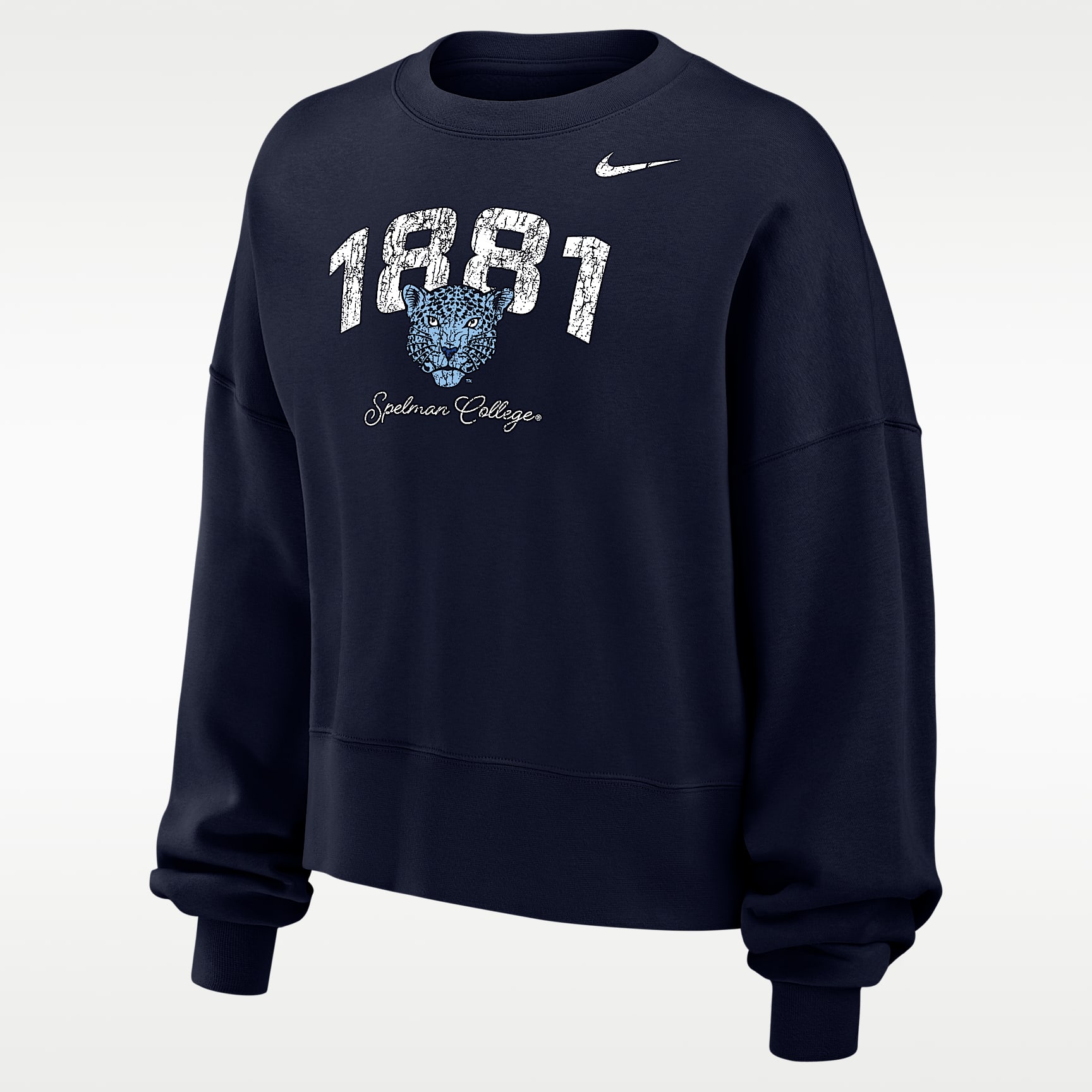 Sudadera de cuello redondo Phoenix Fleece para mujer Nike College (Spelman College)