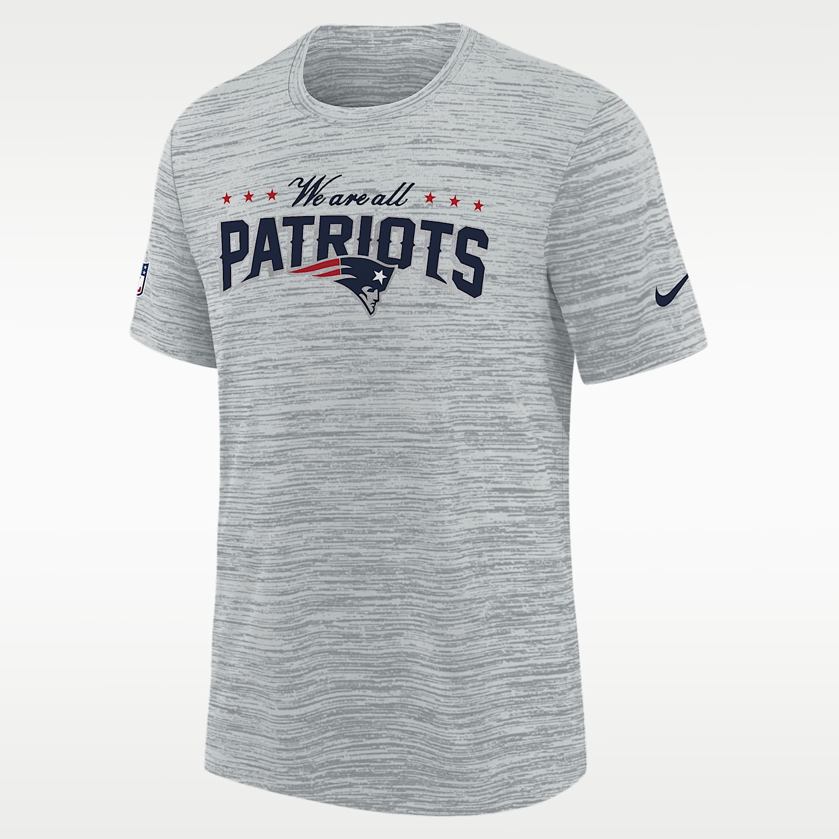 New England Patriots Rivalry Sideline Velocity Big Kids' Nike Dri-FIT NFL T-Shirt