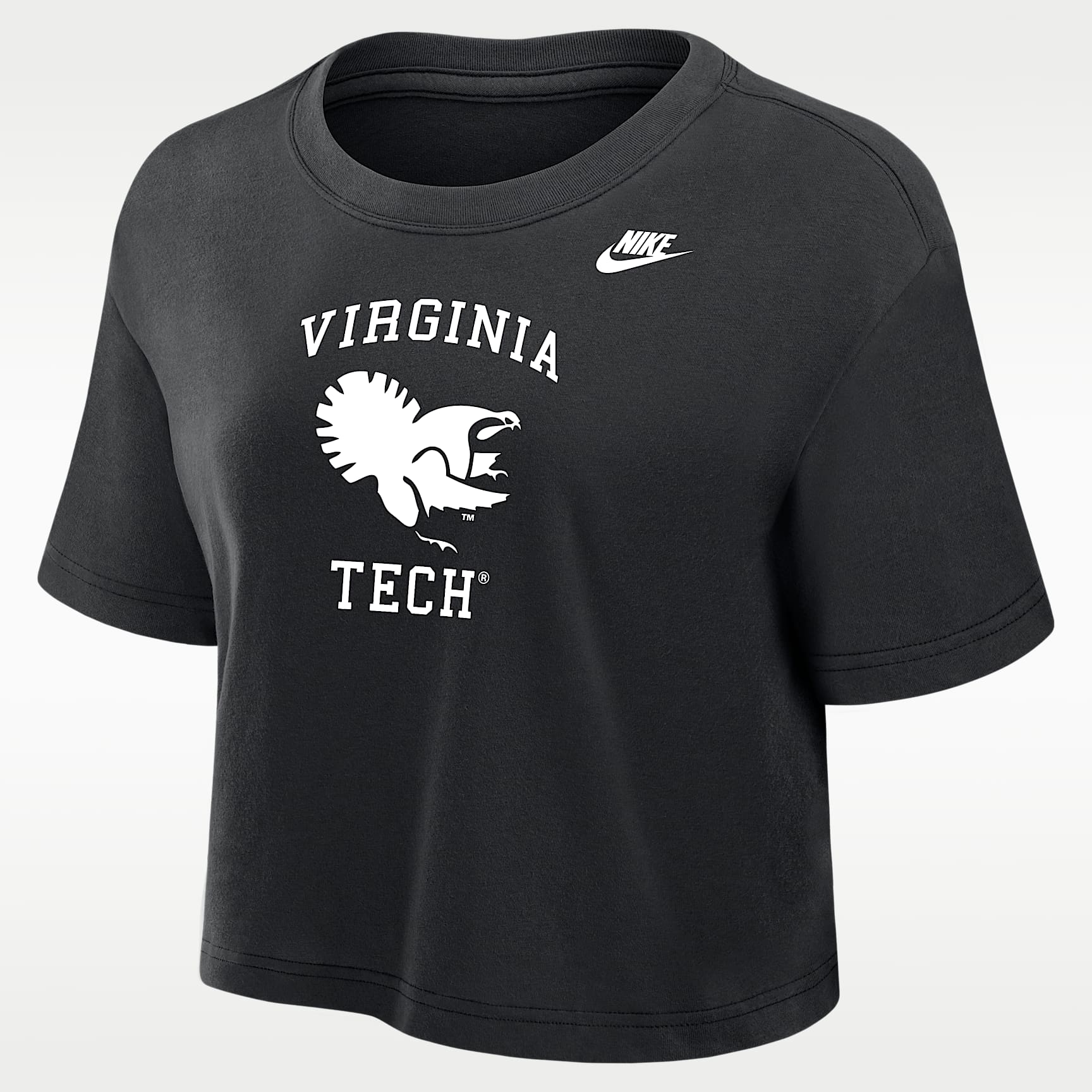 Virginia Tech Hokies Women's Nike Dri-FIT Cropped T-Shirt