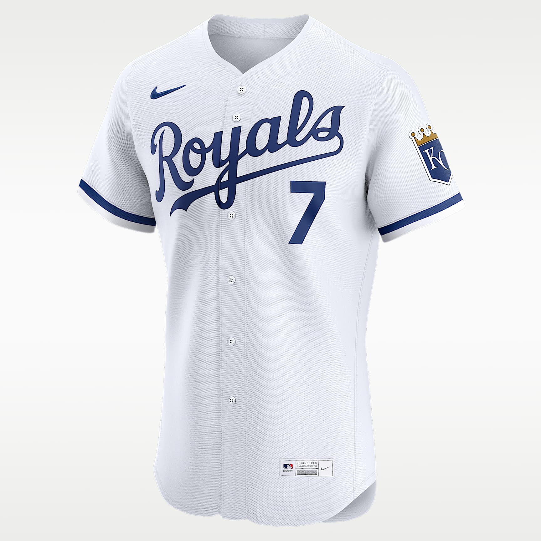 Bobby Witt Jr. Kansas City Royals Men's Nike Dri-FIT ADV MLB Elite Jersey