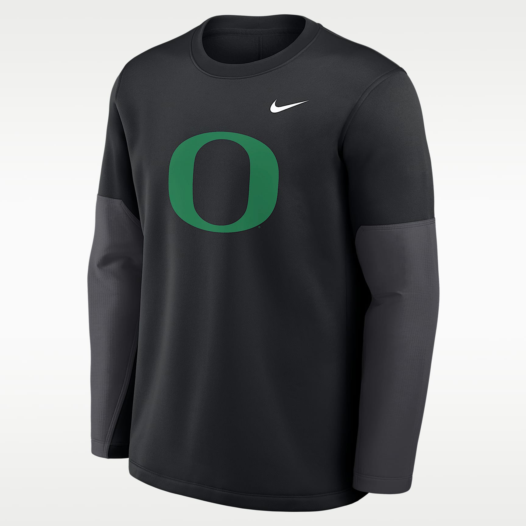 Oregon Sideline Coach Men's Nike Therma-FIT College Long-Sleeve T-Shirt