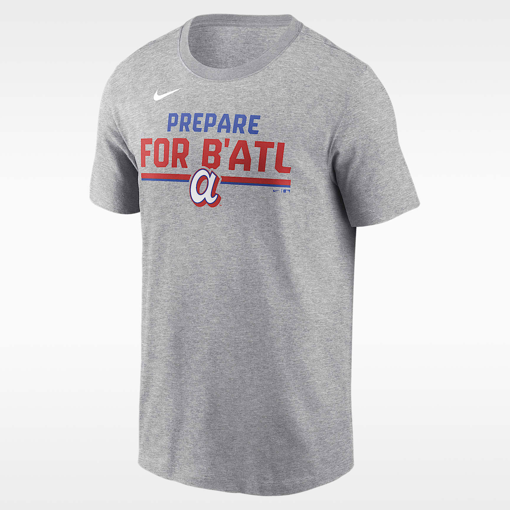 Atlanta Braves Stacked City Connect Men's Nike MLB T-Shirt