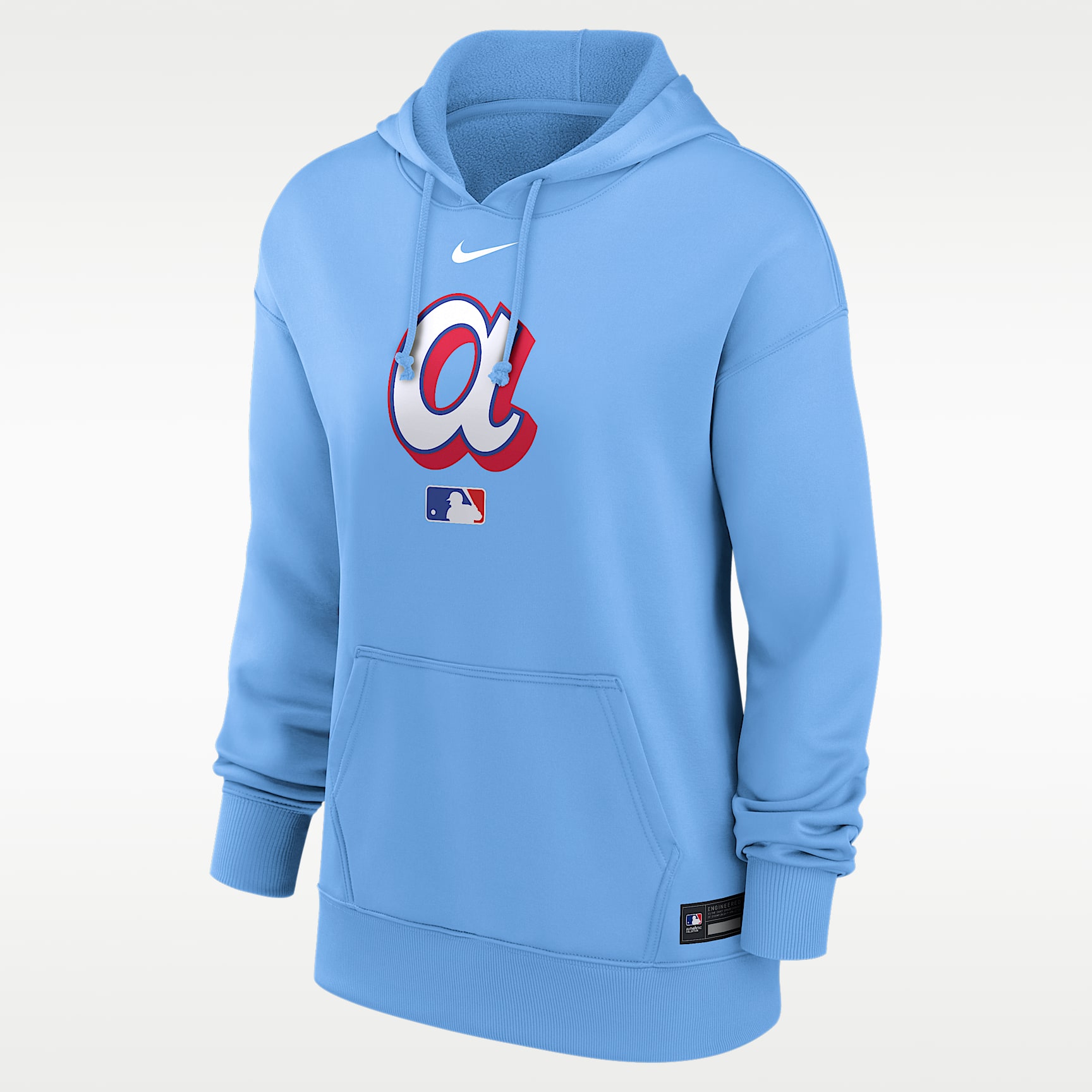 Atlanta Braves Authentic Collection City Connect Women's Nike Therma MLB Pullover Hoodie