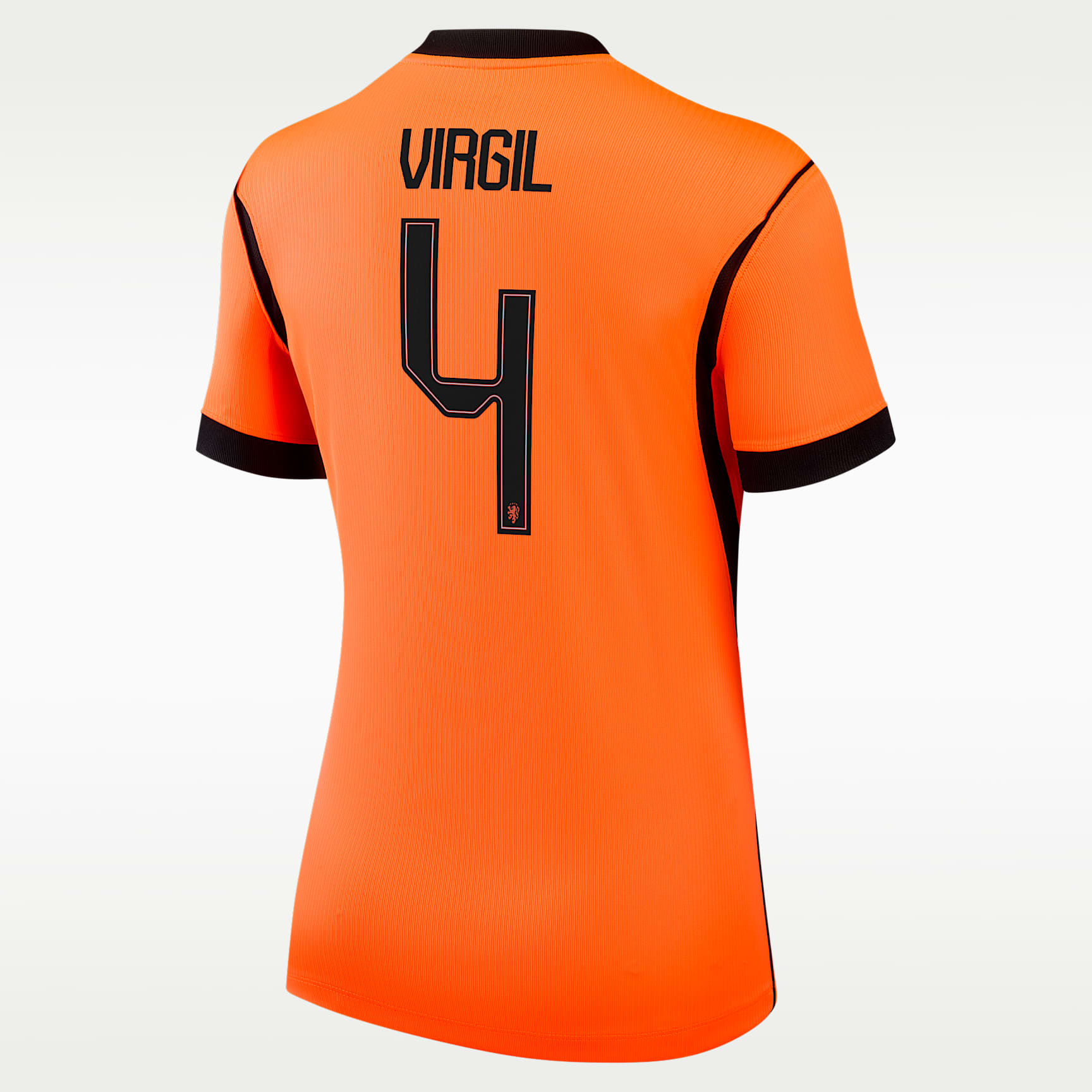 Virgil van Dijk Netherlands National Team 2026 Stadium Home Women's Nike Dri-FIT Soccer Jersey