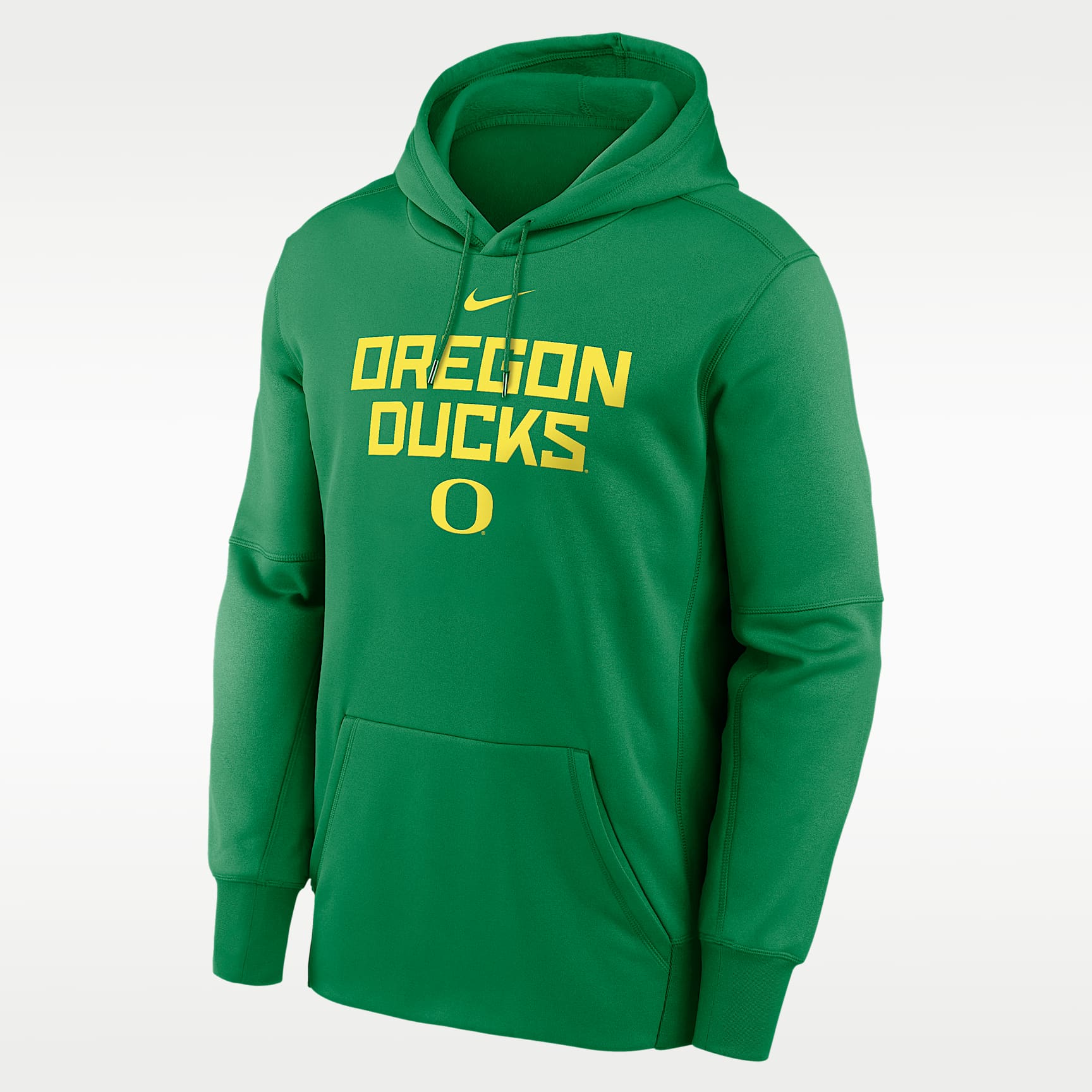 Oregon Team Stacked Men’s Nike Therma College Pullover Hoodie