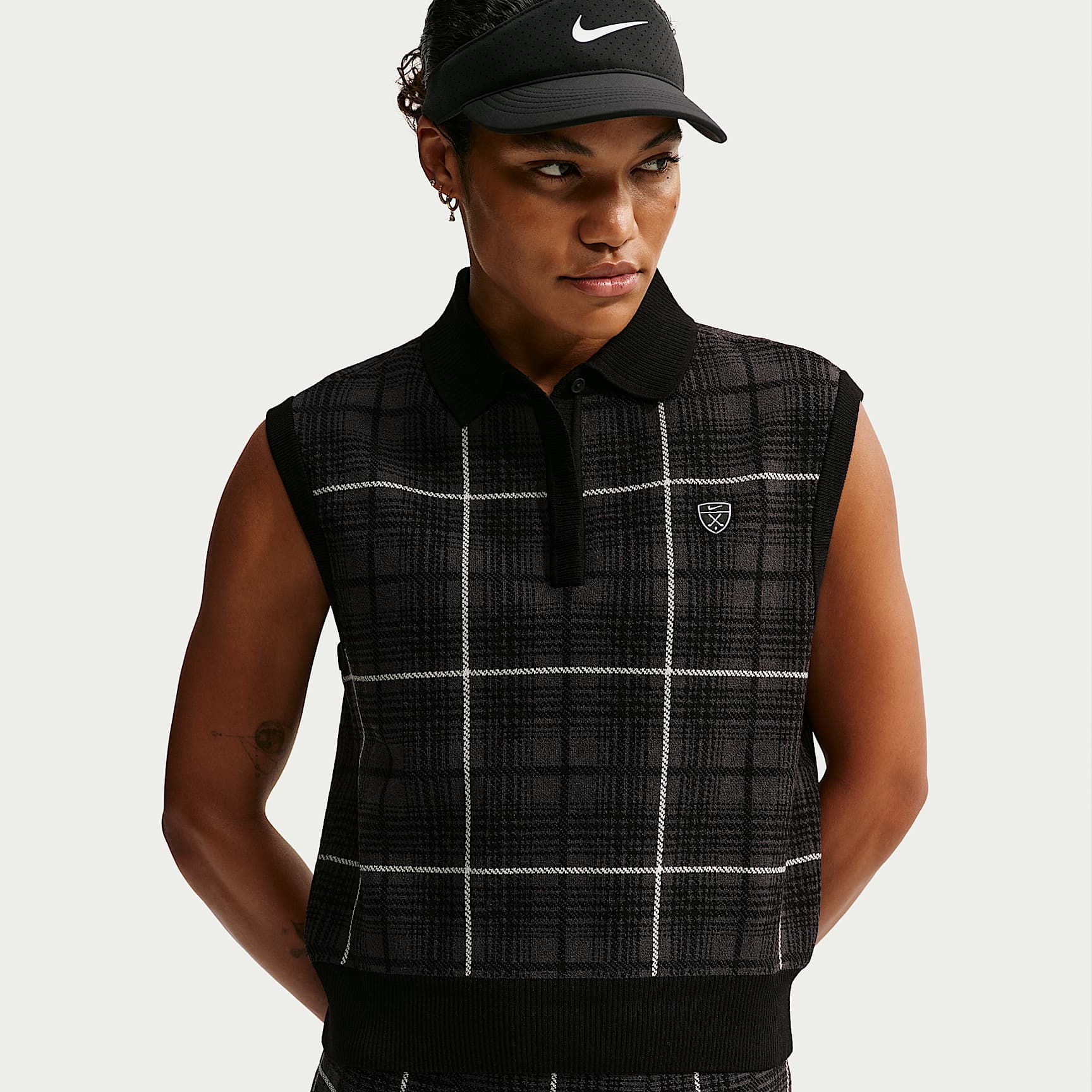 Nike Fairway Fresh Women's Plaid Golf Sweater Vest