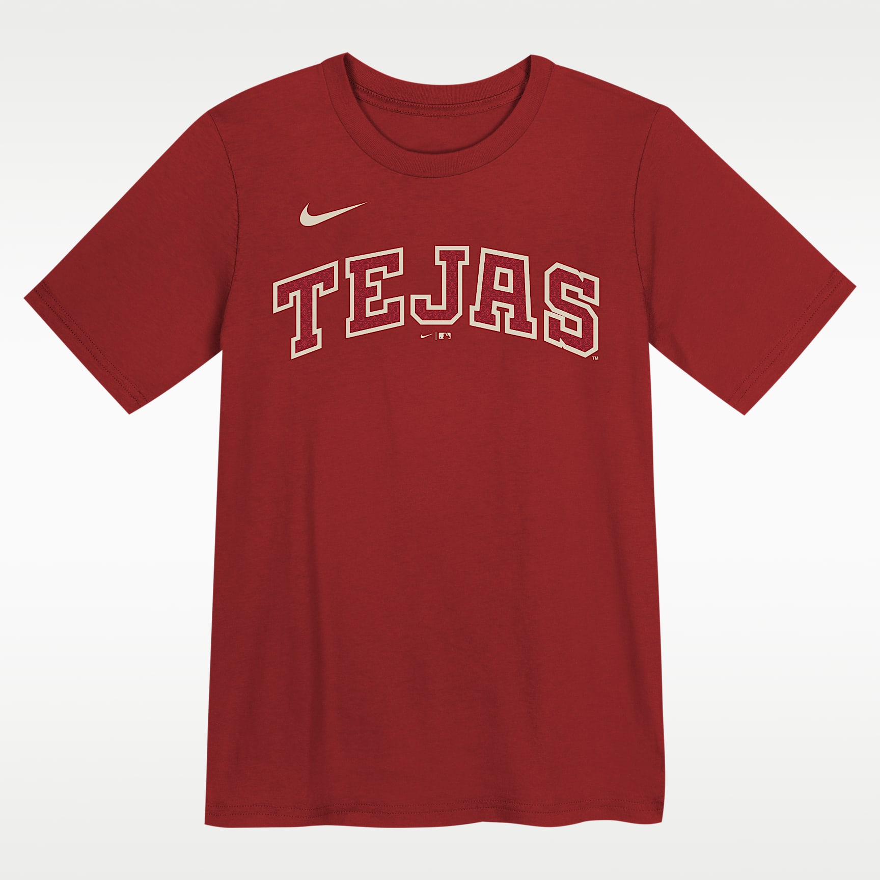 Playera Nike de la MLB para niños talla pequeña Corey Seager Texas Rangers City Connect