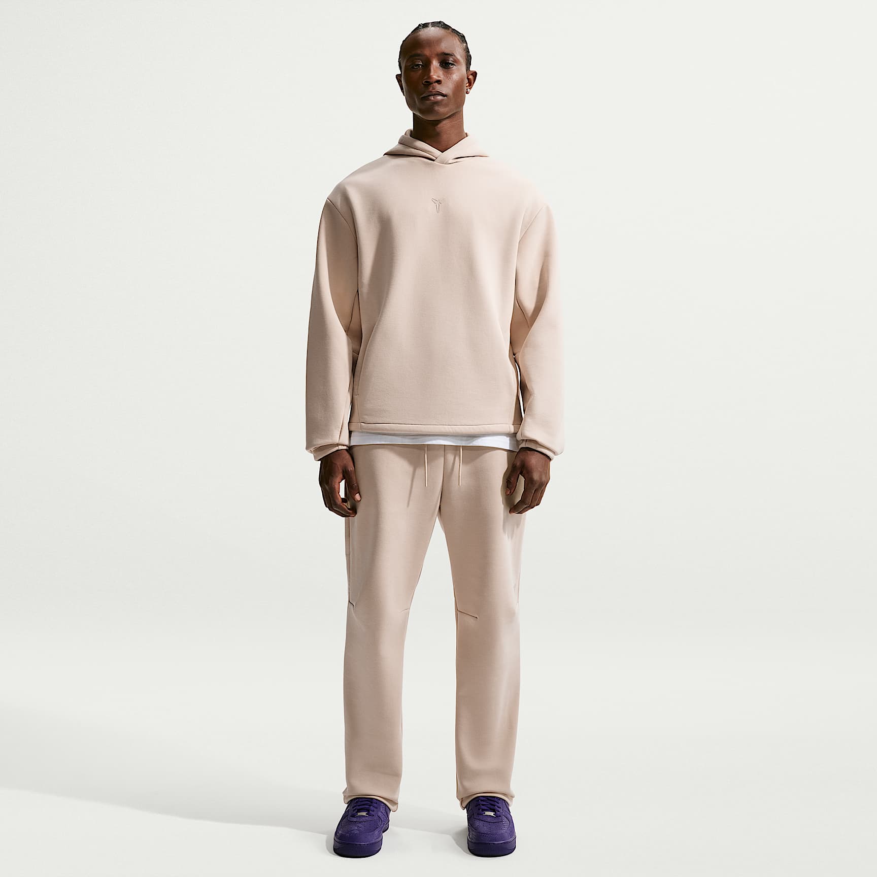 Calças de basquetebol de lã cardada Dri-FIT Kobe para homem