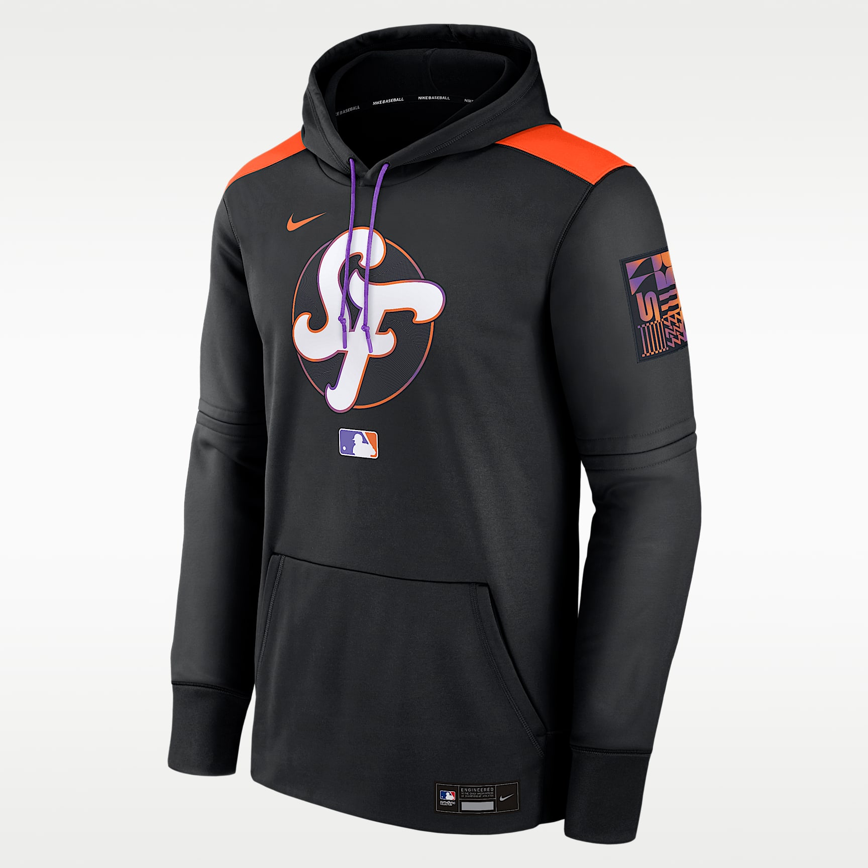 San Francisco Giants Authentic Collection City Connect Men's Nike Therma MLB Pullover Hoodie