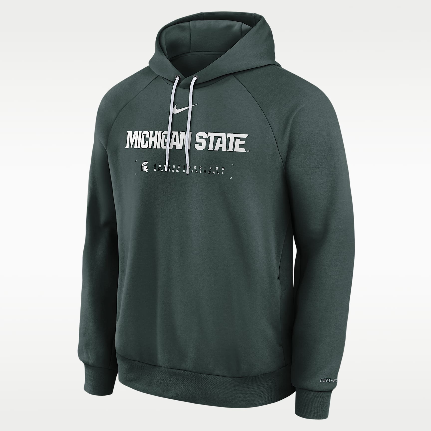 Michigan State Courtside Basketball Practice Men's Nike Dri-FIT Pullover Hoodie