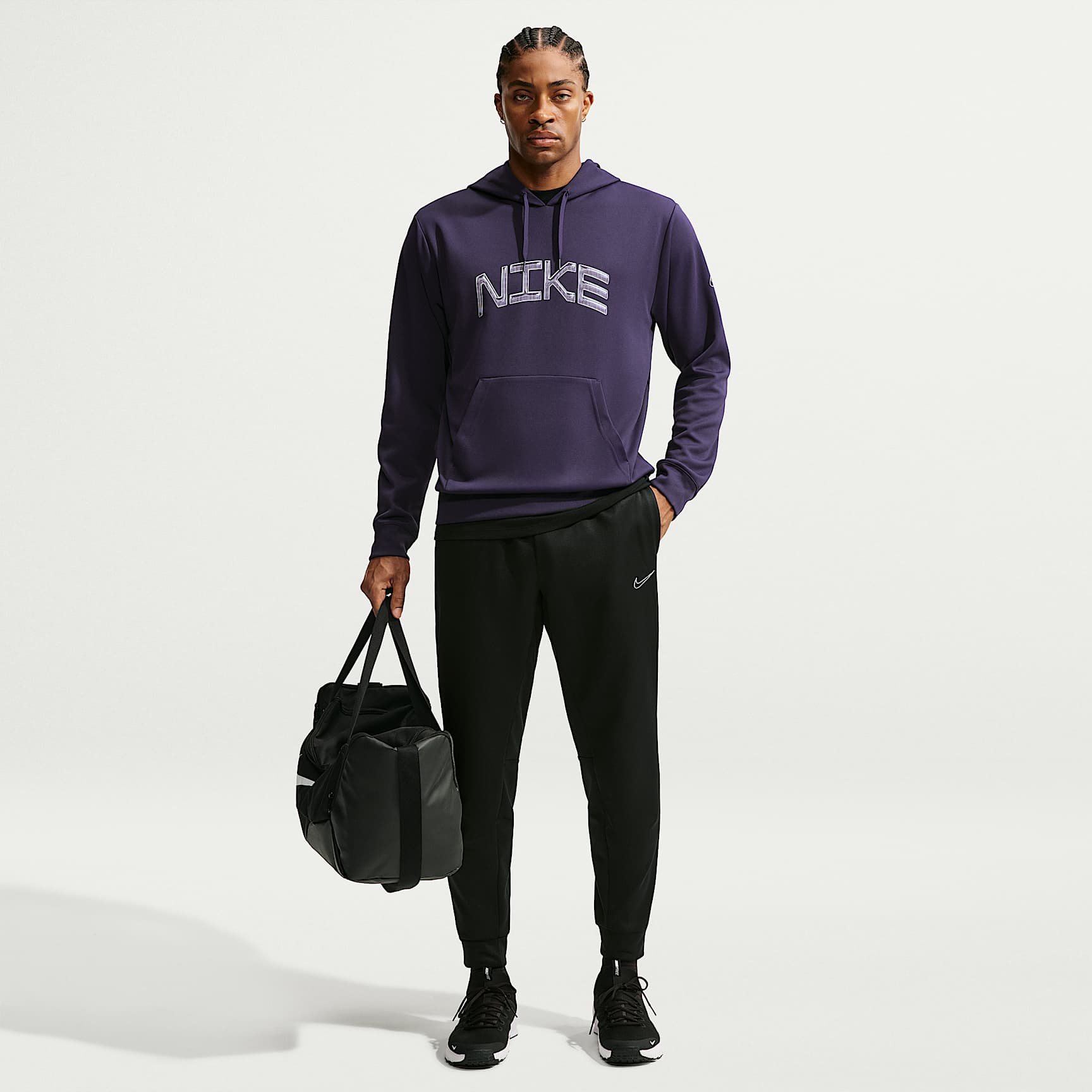 Joggers de tejido Fleece Therma-FIT para hombre Nike Flex