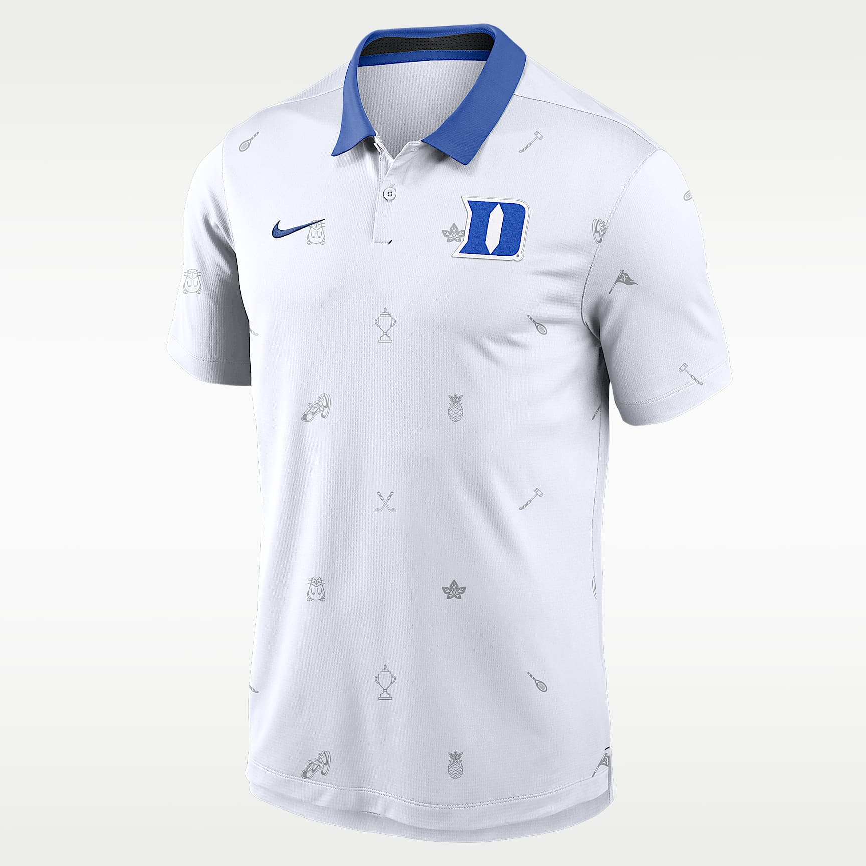 Duke Vapor Pattern Men's Nike Dri-FIT College Polo