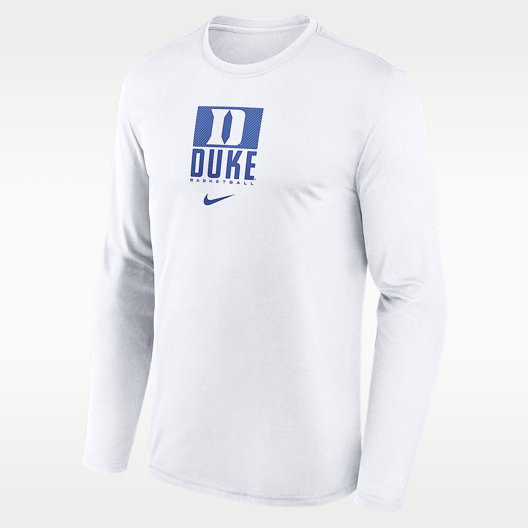 Playera de manga larga universitaria Nike Dri-FIT para hombre Duke Courtside