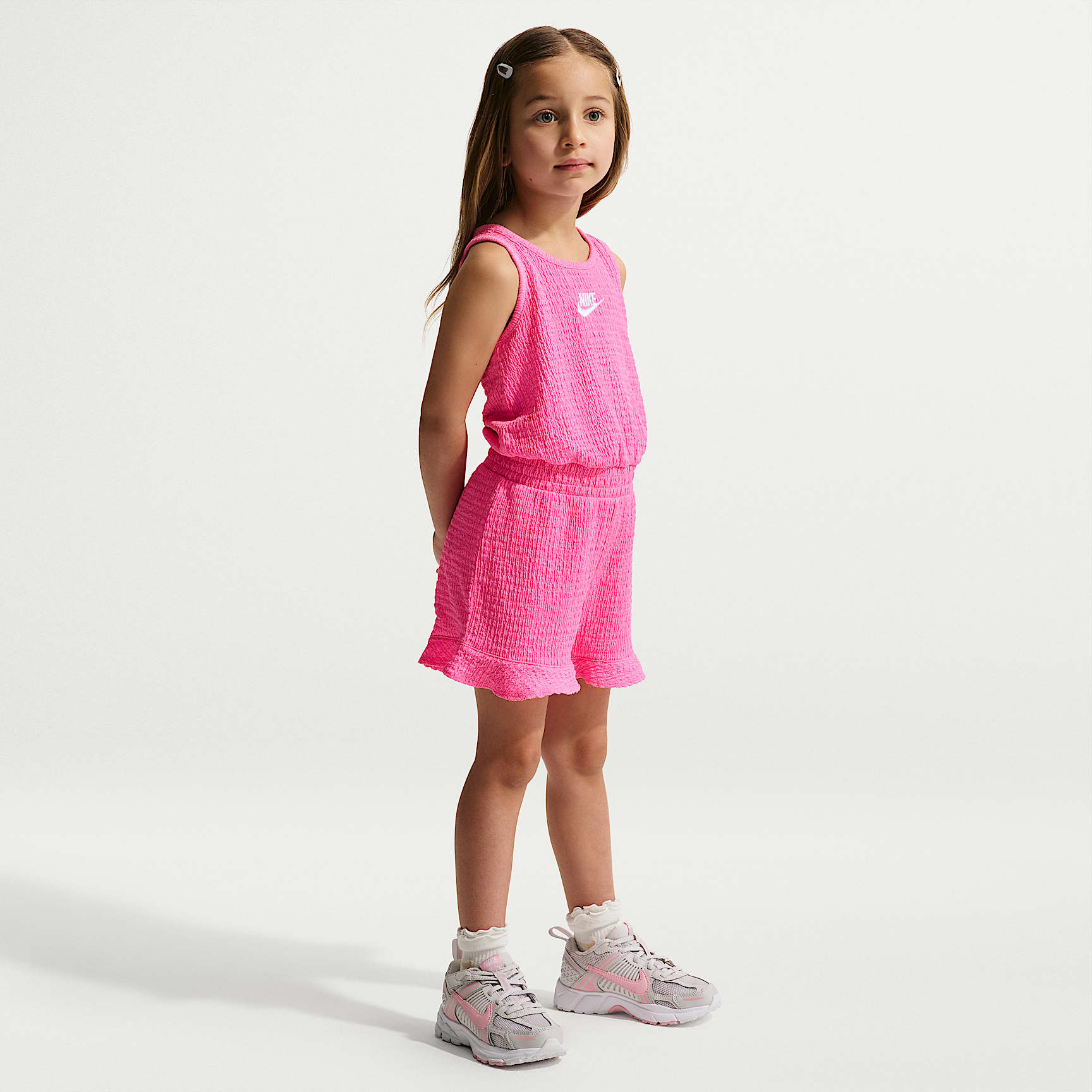 Nike Little Kids' Textured Romper