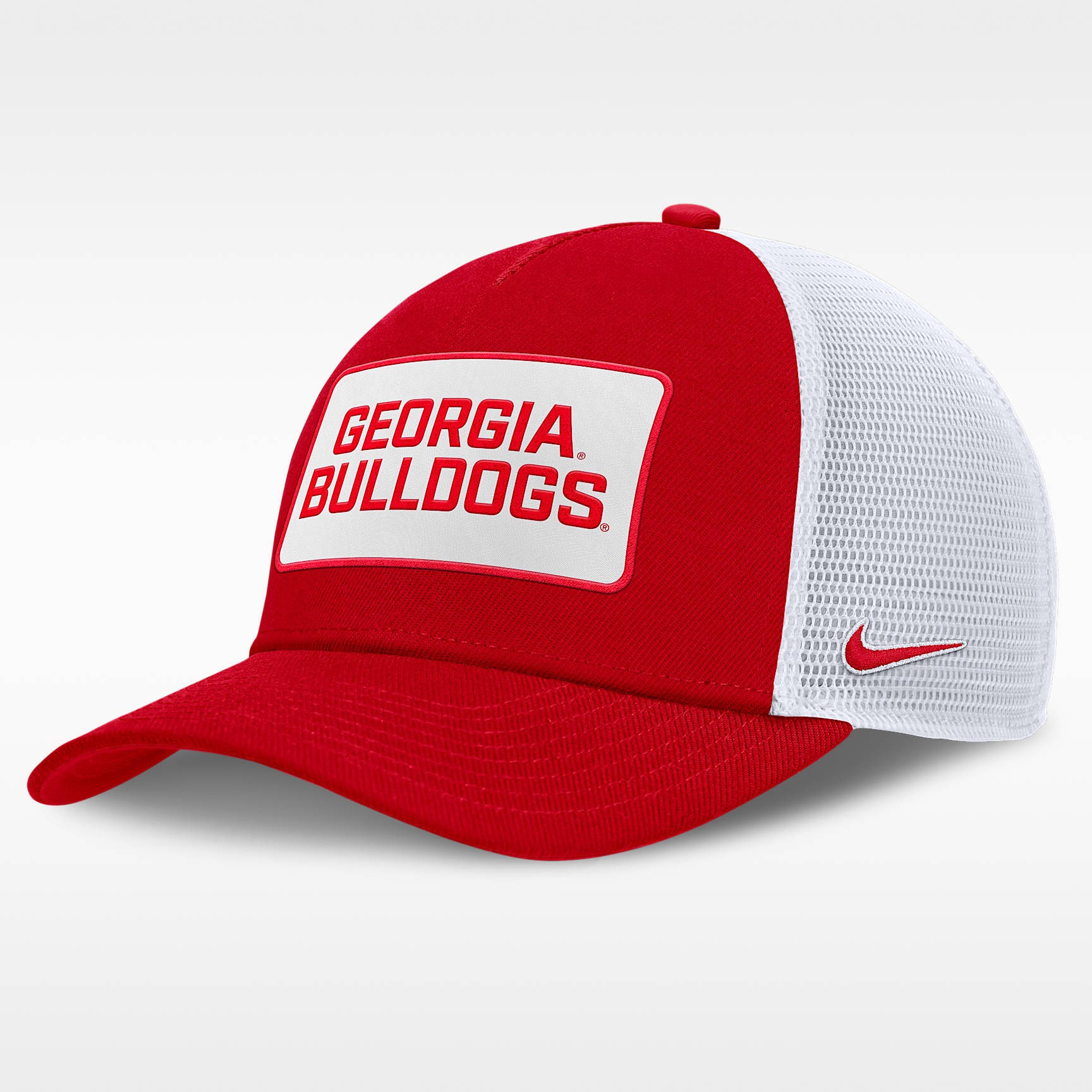 Georgia On-Field Rise Men's Nike College Trucker Adjustable Hat