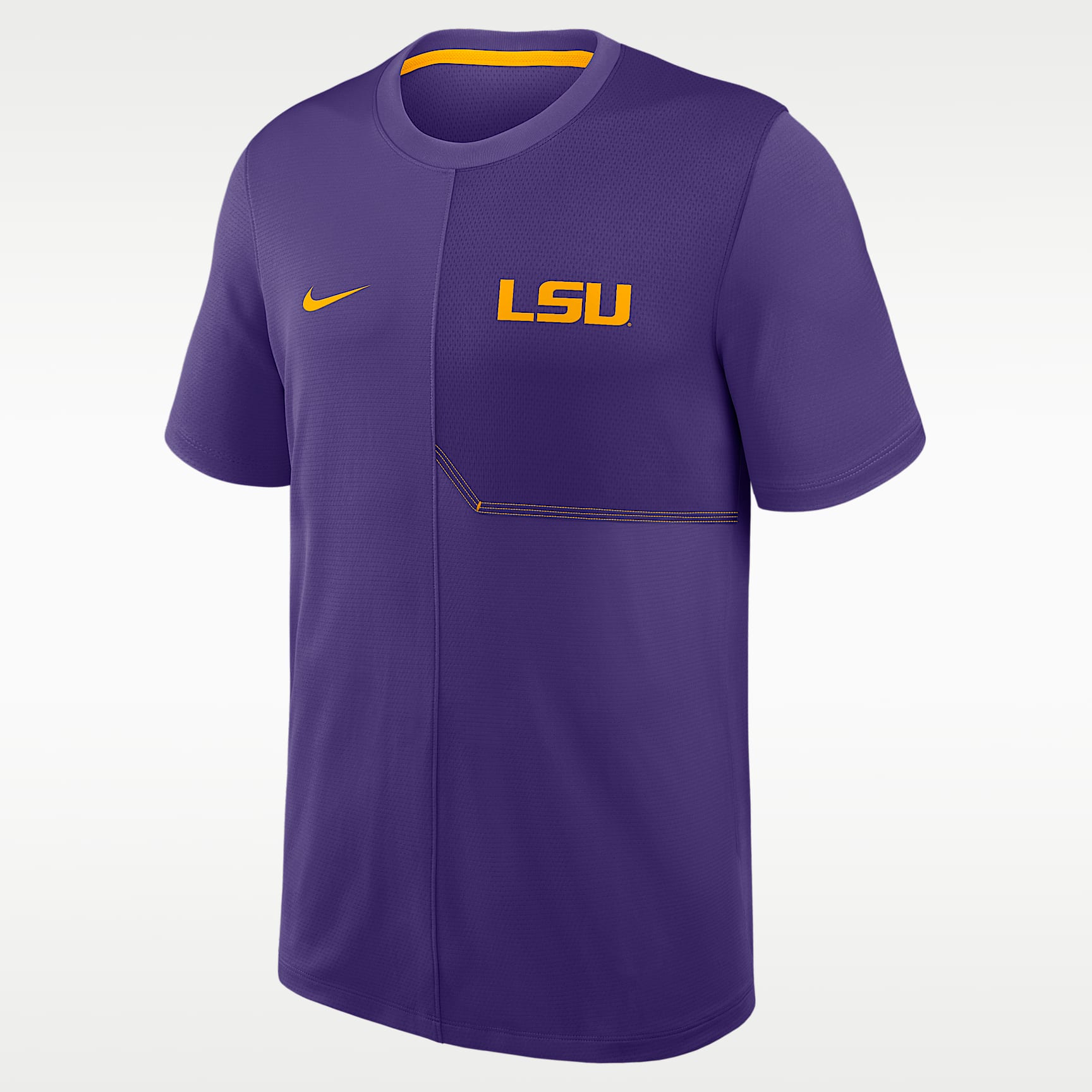 LSU Sideline Coach Men's Nike Dri-FIT College Top