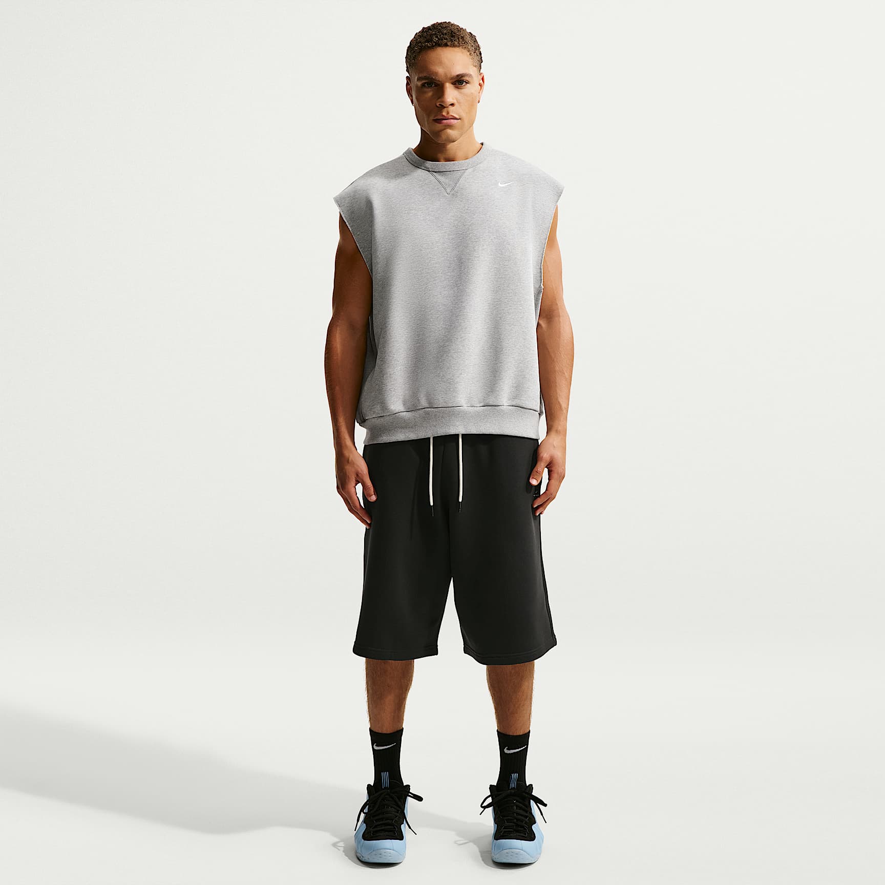 Nike Standard Issue Therma-FIT-basketballshorts i fleece (35 cm) til mænd