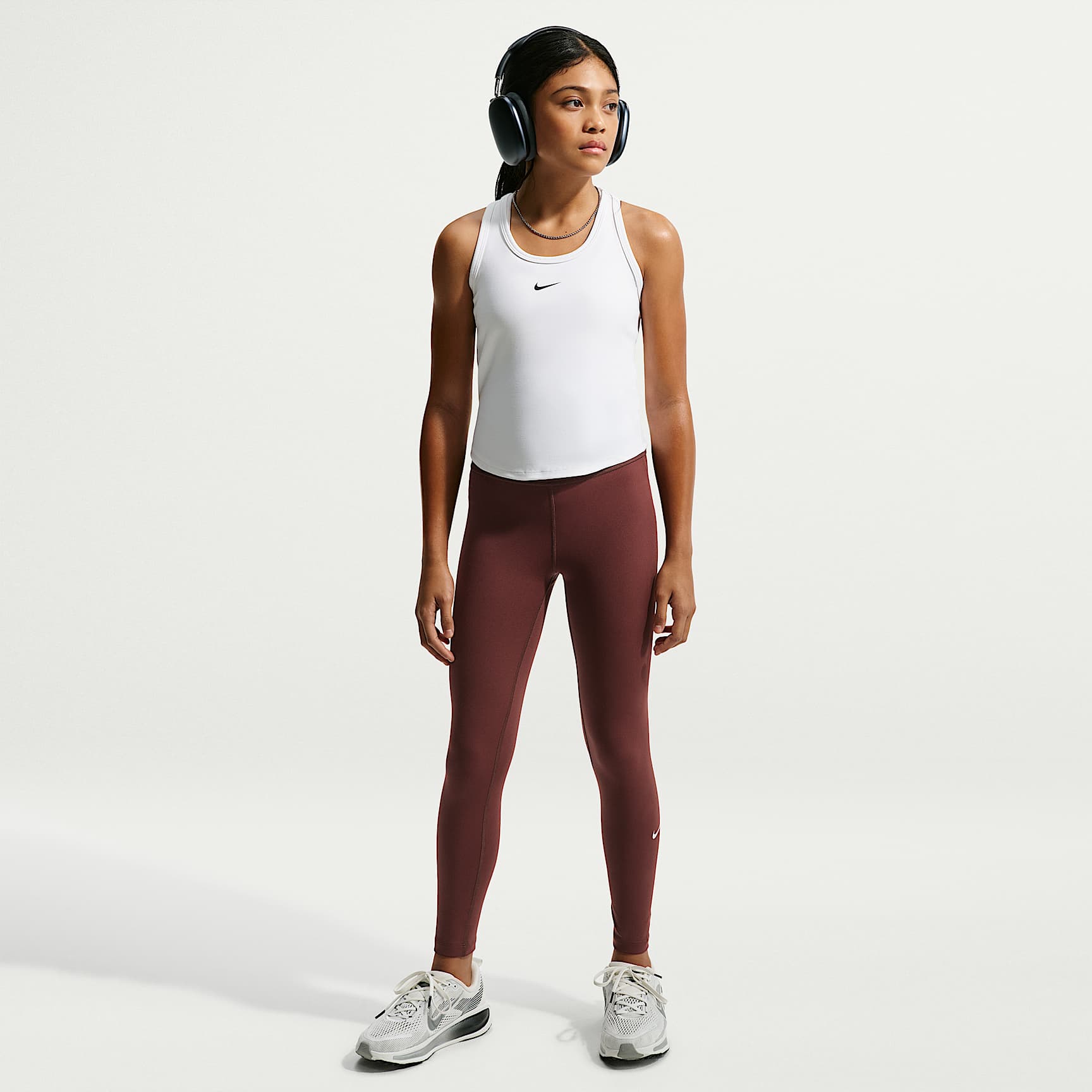 Nike One Dri-FIT-Leggings mit hohem Taillenbund für ältere Kinder (Mädchen)