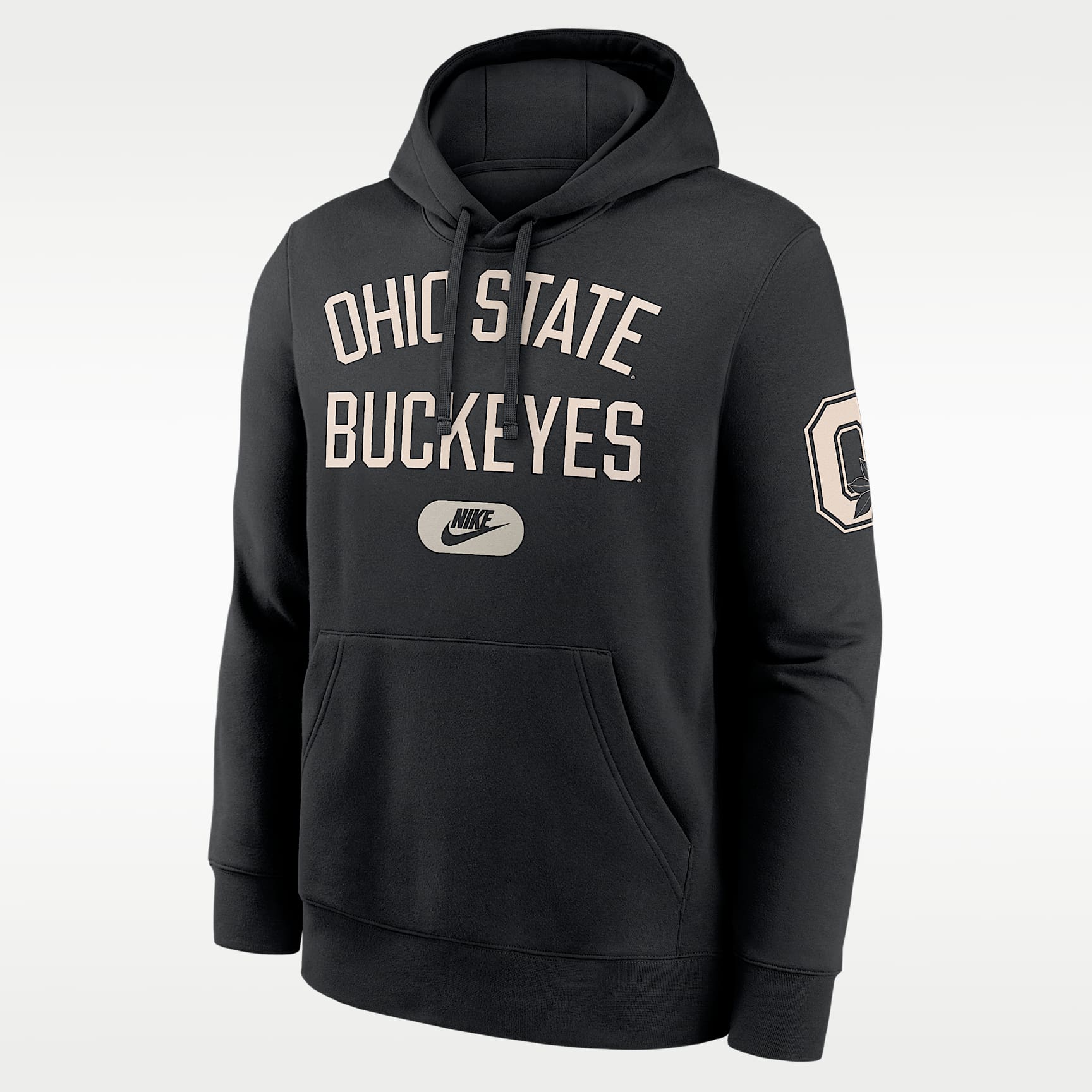 Sudadera con gorro sin cierre universitaria Nike para hombre Ohio State Club