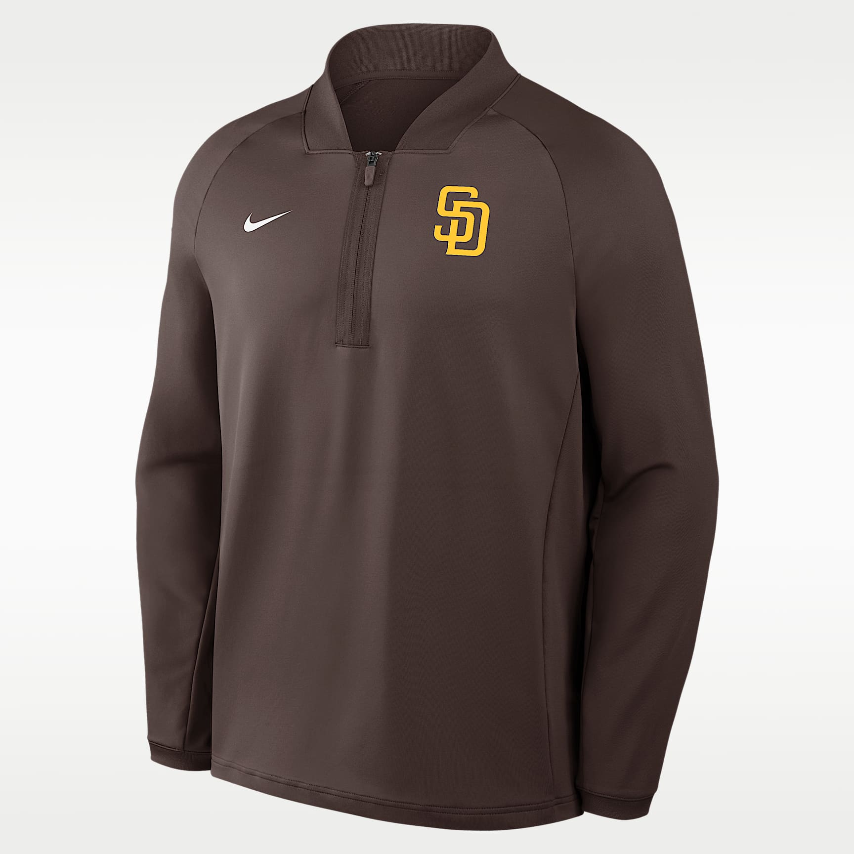 San Diego Padres Authentic Collection Men's Nike Dri-FIT MLB 1/2-Zip Long-Sleeve Top