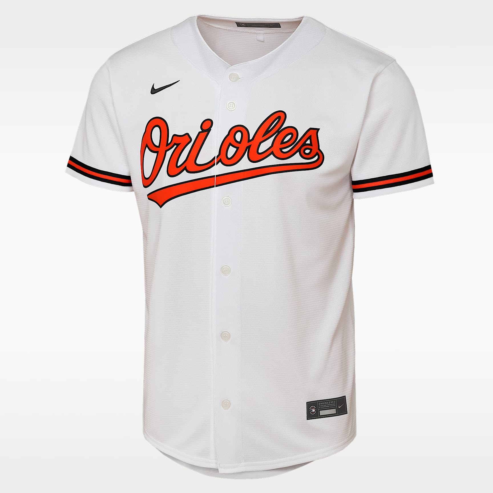 Gunnar Henderson Baltimore Orioles Baseline Big Kids' Nike MLB Home Replica Jersey