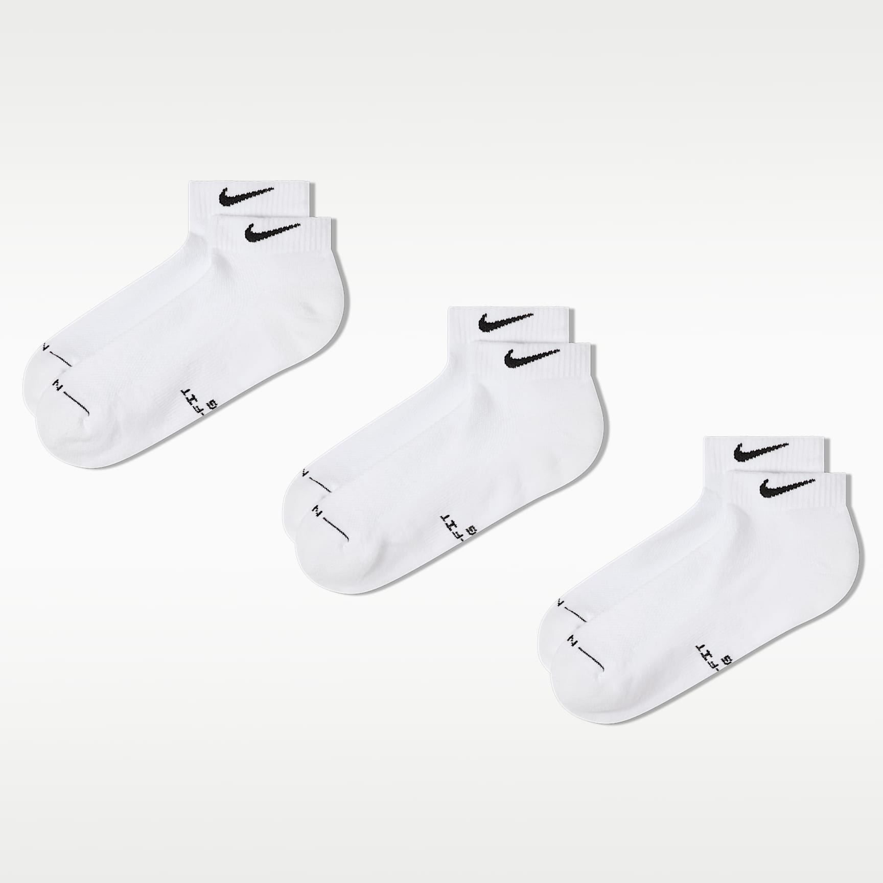 Nike Everyday Elevated Low Socks (3 Pairs)