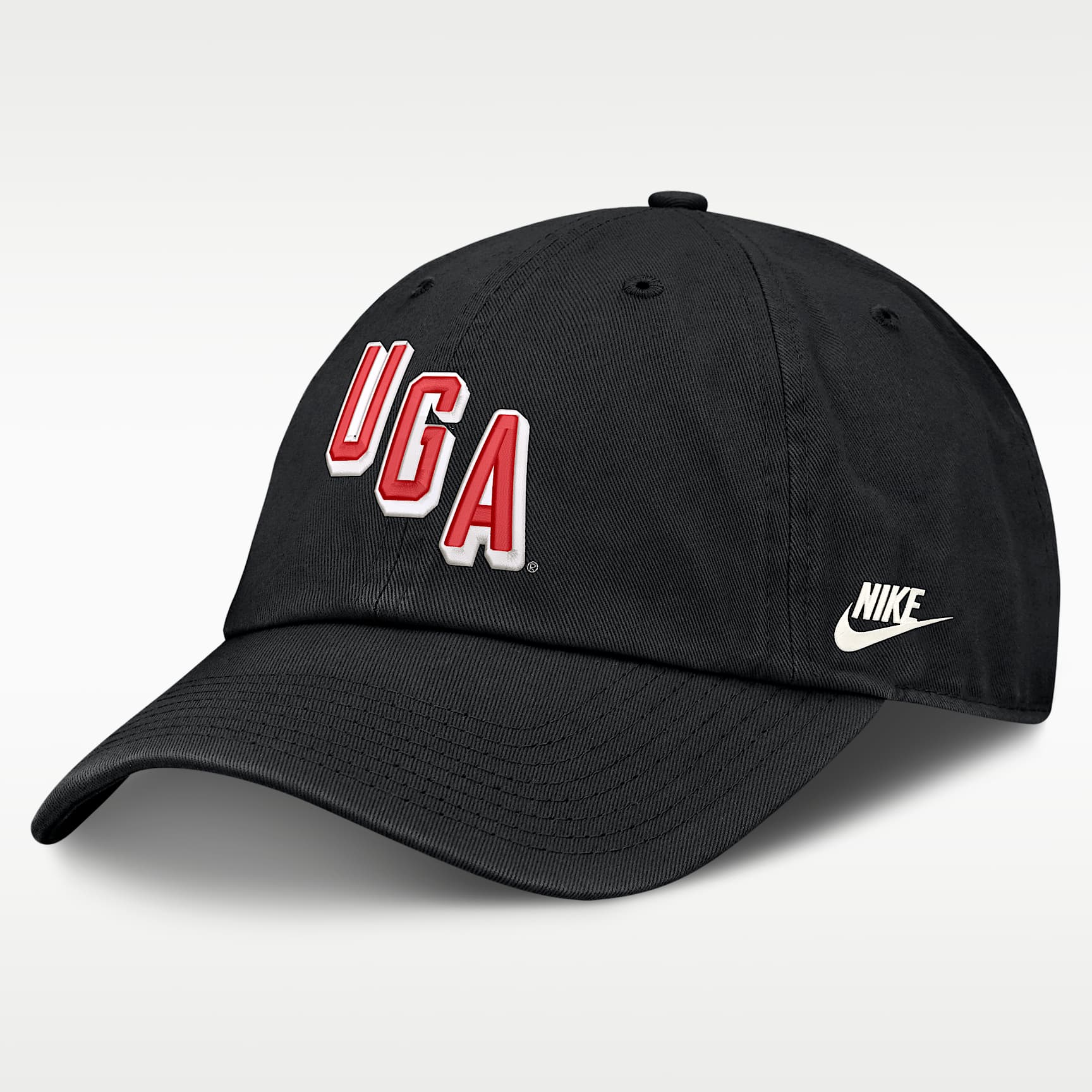 Gorra universitaria Nike ajustable para hombre Georgia Natural Club