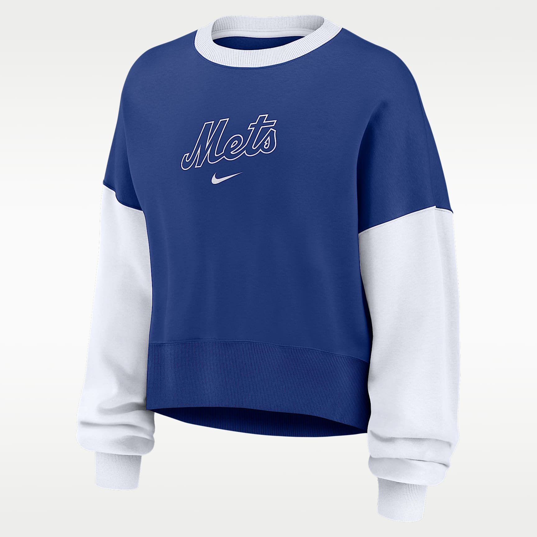 New York Mets Primary Women's Nike MLB Pullover Crew