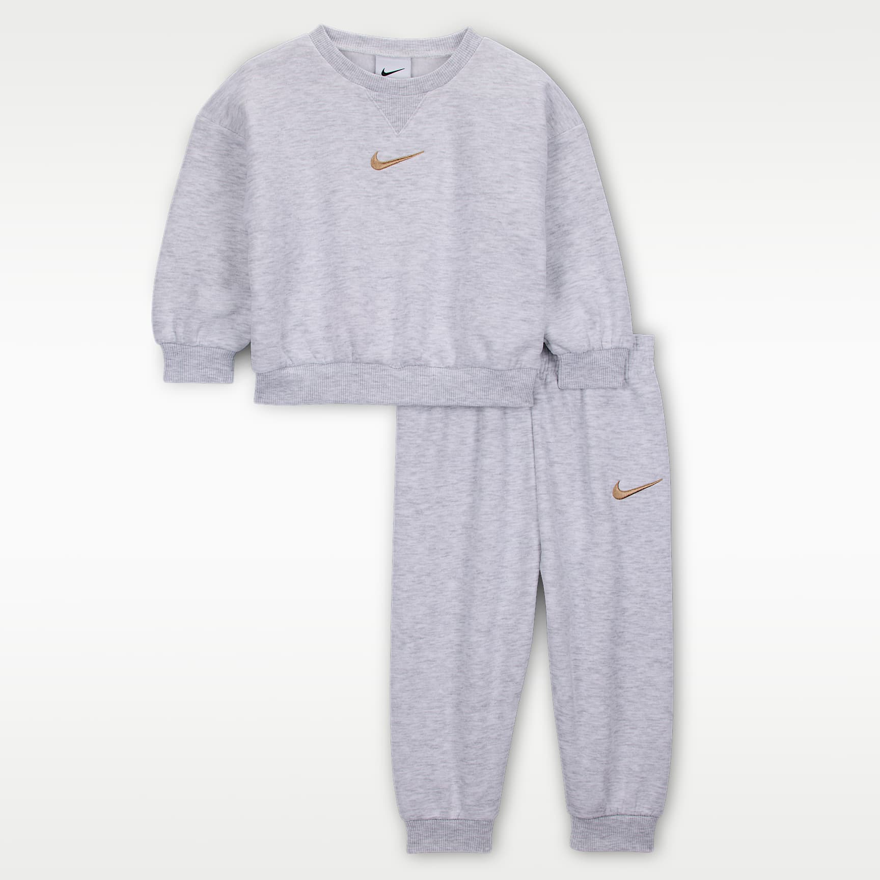 나이키 에센셜 베이비(12~24개월) 투피스 플리스 크루 세트