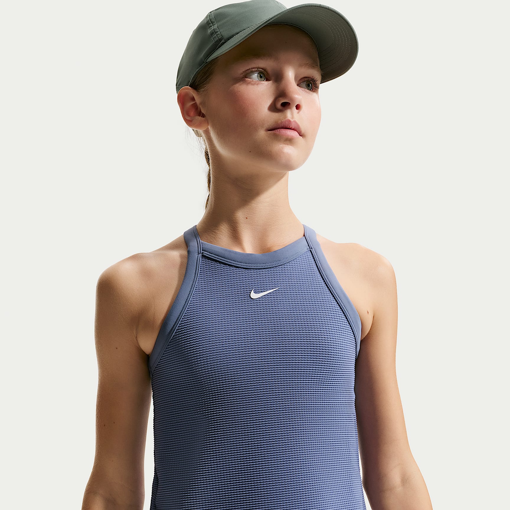 Camiseta de tirantes de cuello alto para niña Nike
