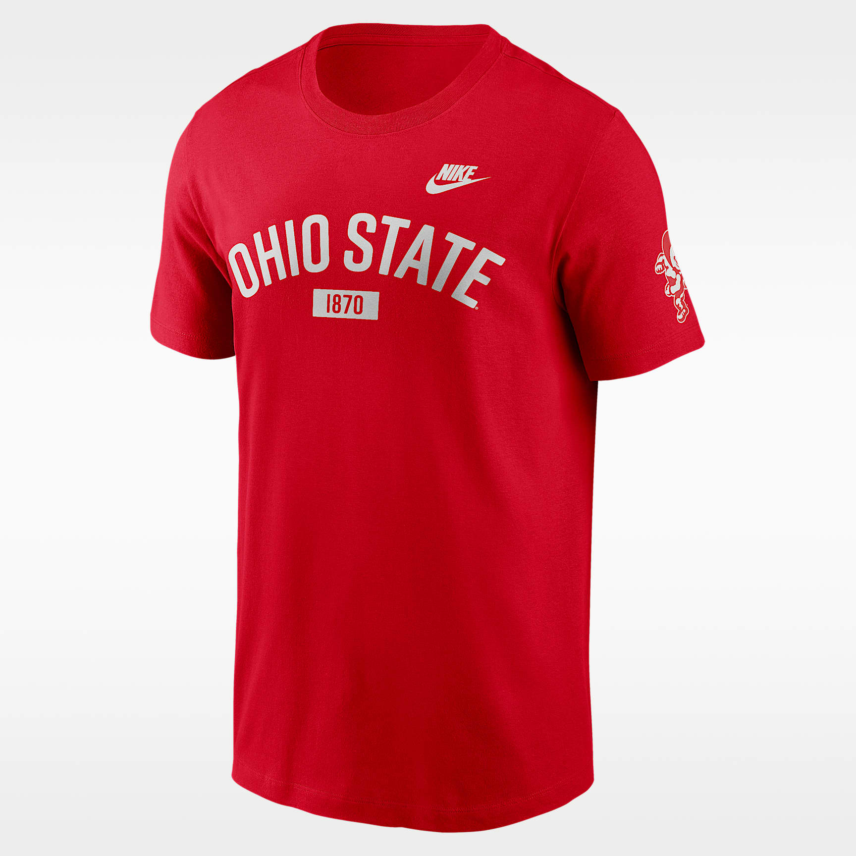 Ohio State Legacy Arch 2-Hit Men's Nike College T-Shirt