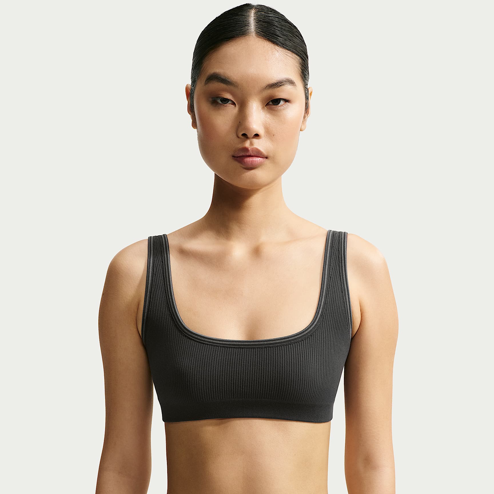 Brassière à encolure dégagée NikeSKIMS Ribbed Seamless pour femme