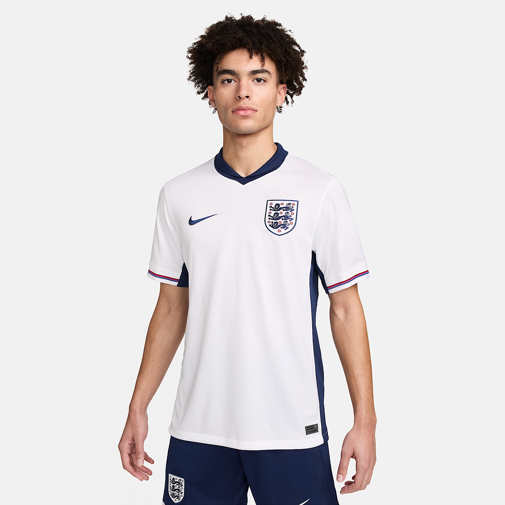 England (Men's Team) 2024/25 Stadium Home Men's Nike Dri-FIT Football Replica Shirt