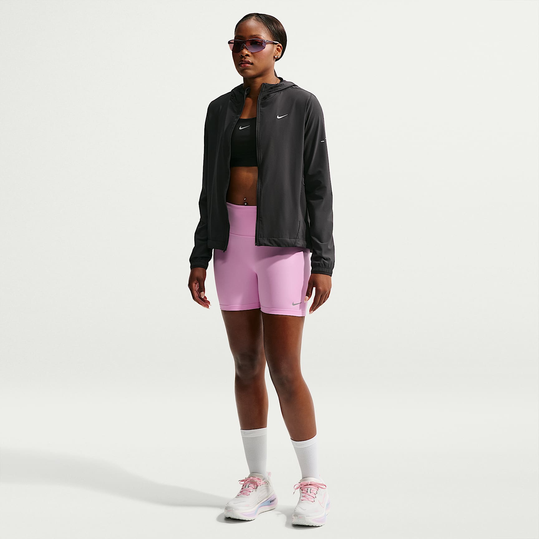 Short de running ajusté Nike Tempo taille haute 10 cm pour femme