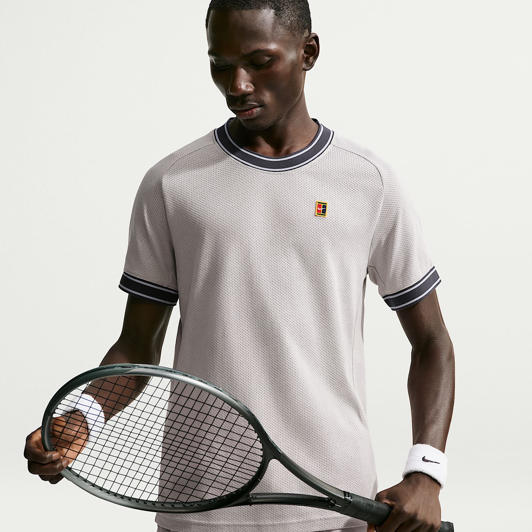 Playera de tenis de manga corta para hombre NikeCourt Heritage