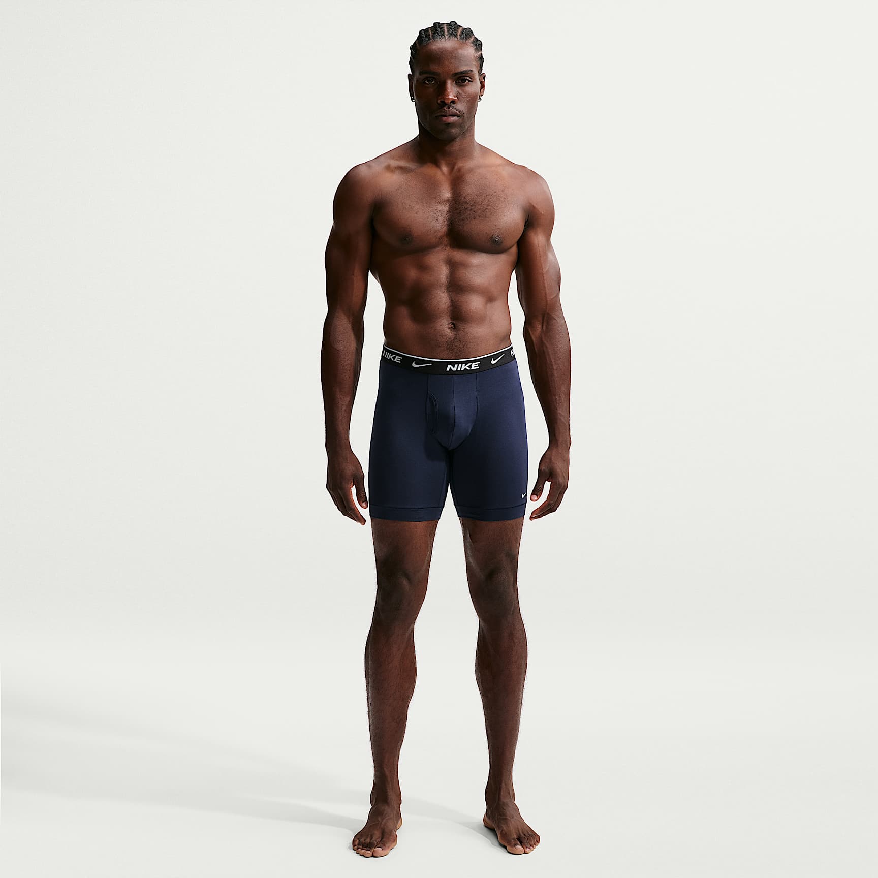 Nike Essential Men's Cotton Stretch Boxer Briefs (3-Pack)