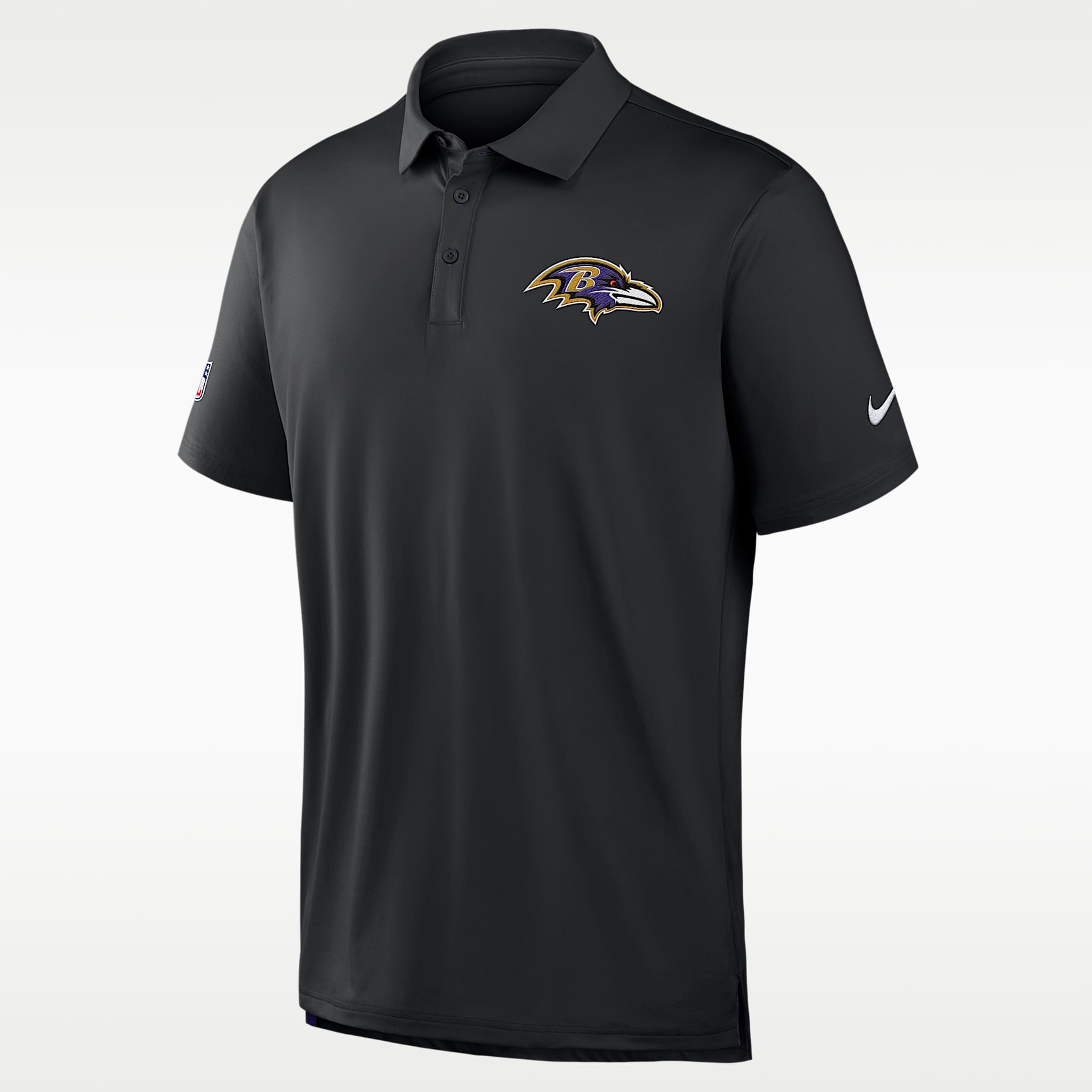 Polo Nike Dri-FIT de la NFL para hombre de la gira de los Baltimore Ravens