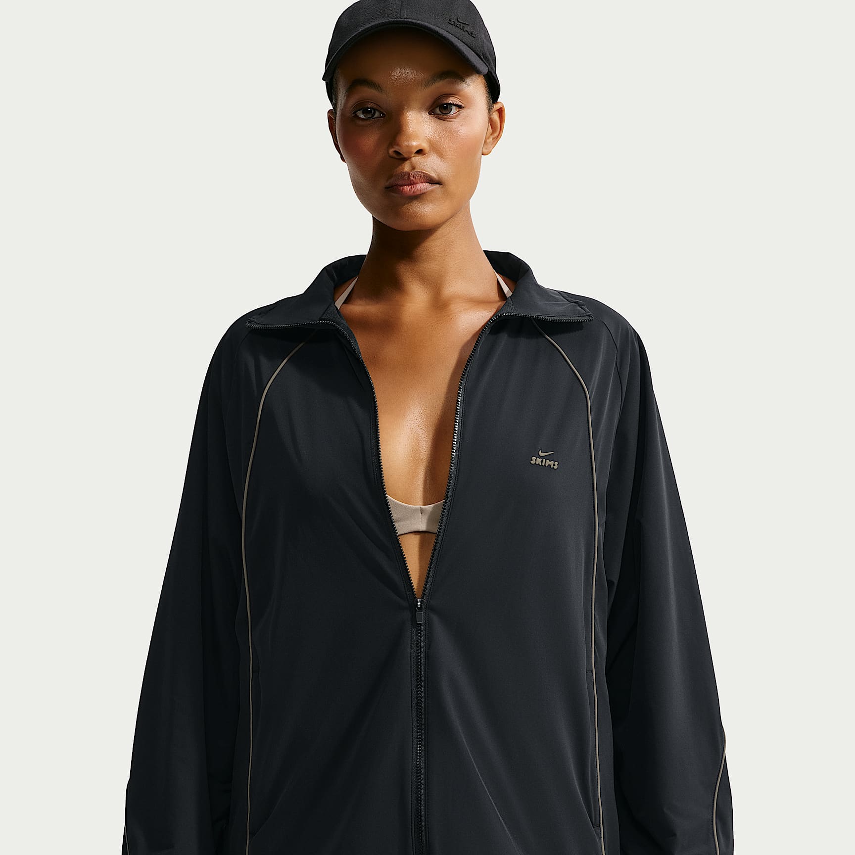 NikeSKIMS Stretch Nylon Women's Oversized Jacket